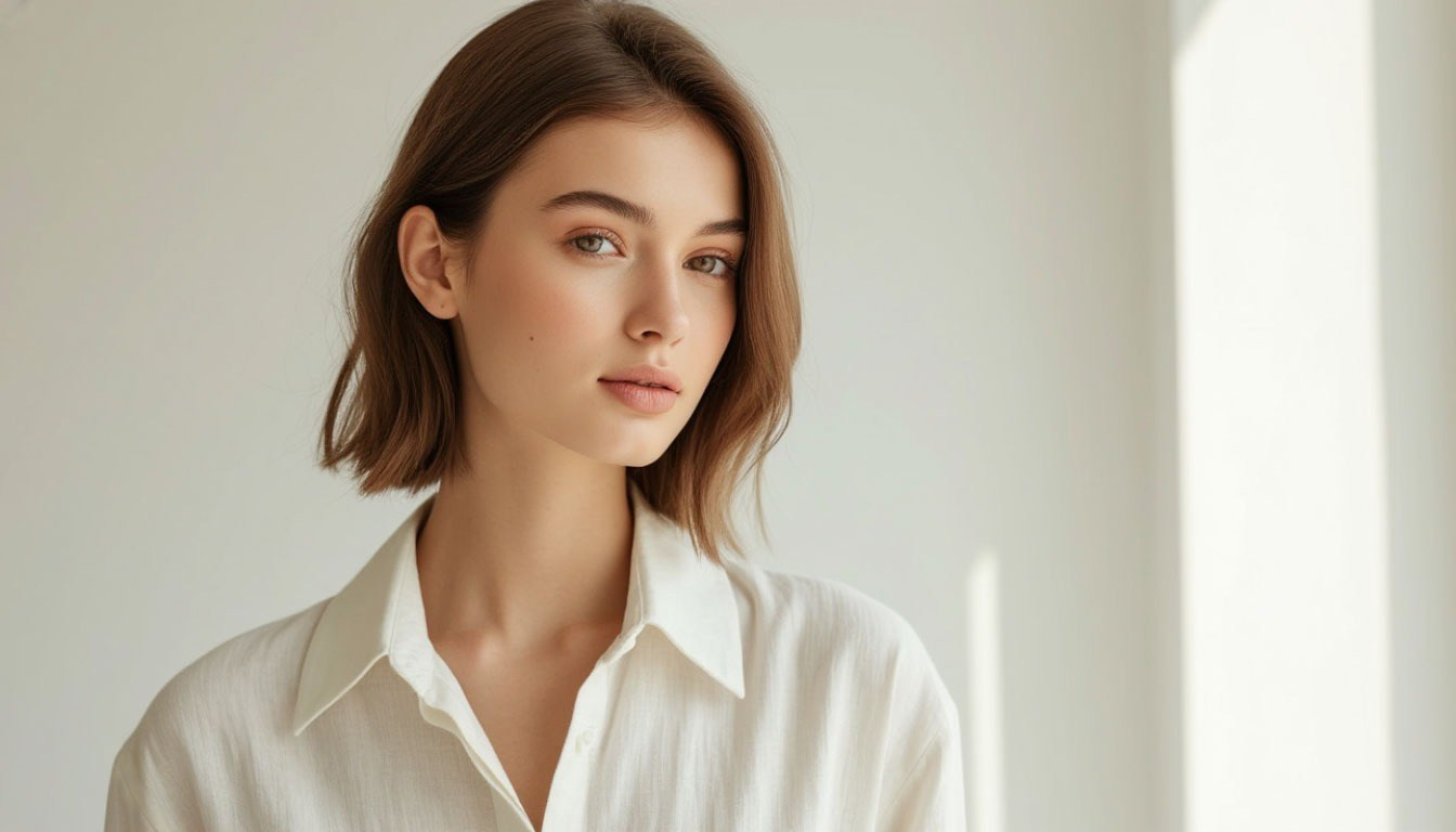 Стили фотосессий для девушек. Свежесть и простота. Красивый потрет девушки.