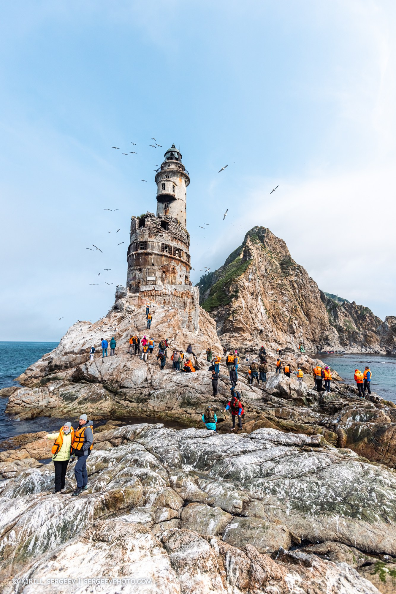 Aniva Lighthouse. Sakhalin Island