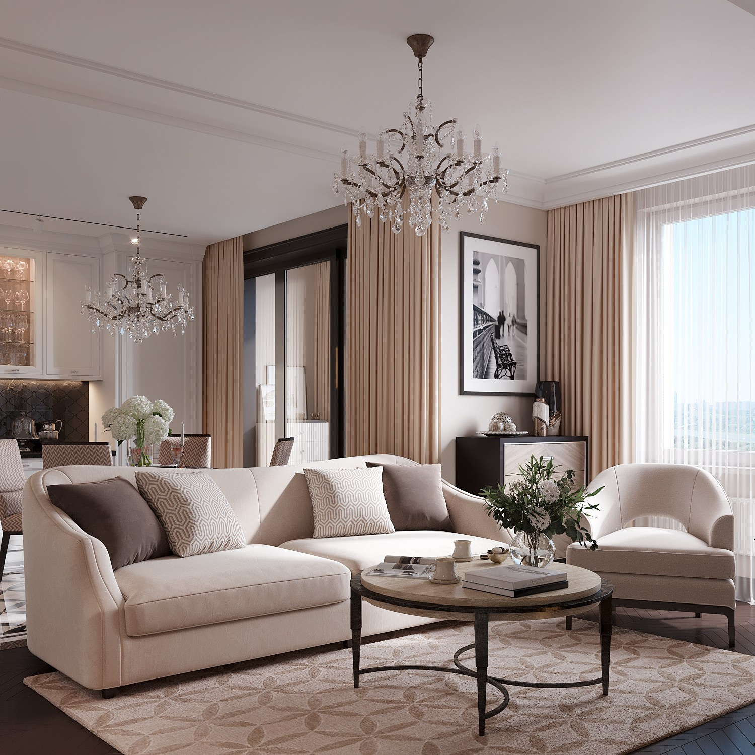 Квартира в стиле Ralph Lauren. Дизайн интерьера в Москве