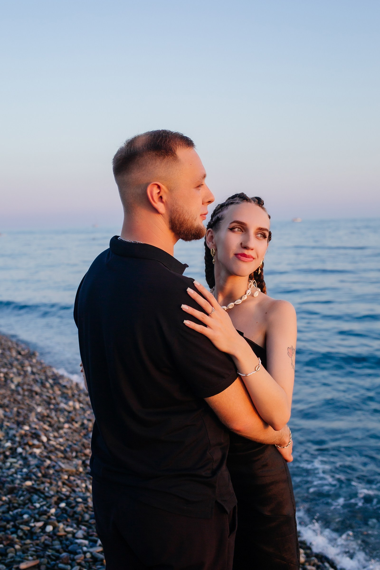 Фотосессия Love Story на море в Сочи. Фотограф Сочи, Адлер, Сириус. Солькаева Анастасия