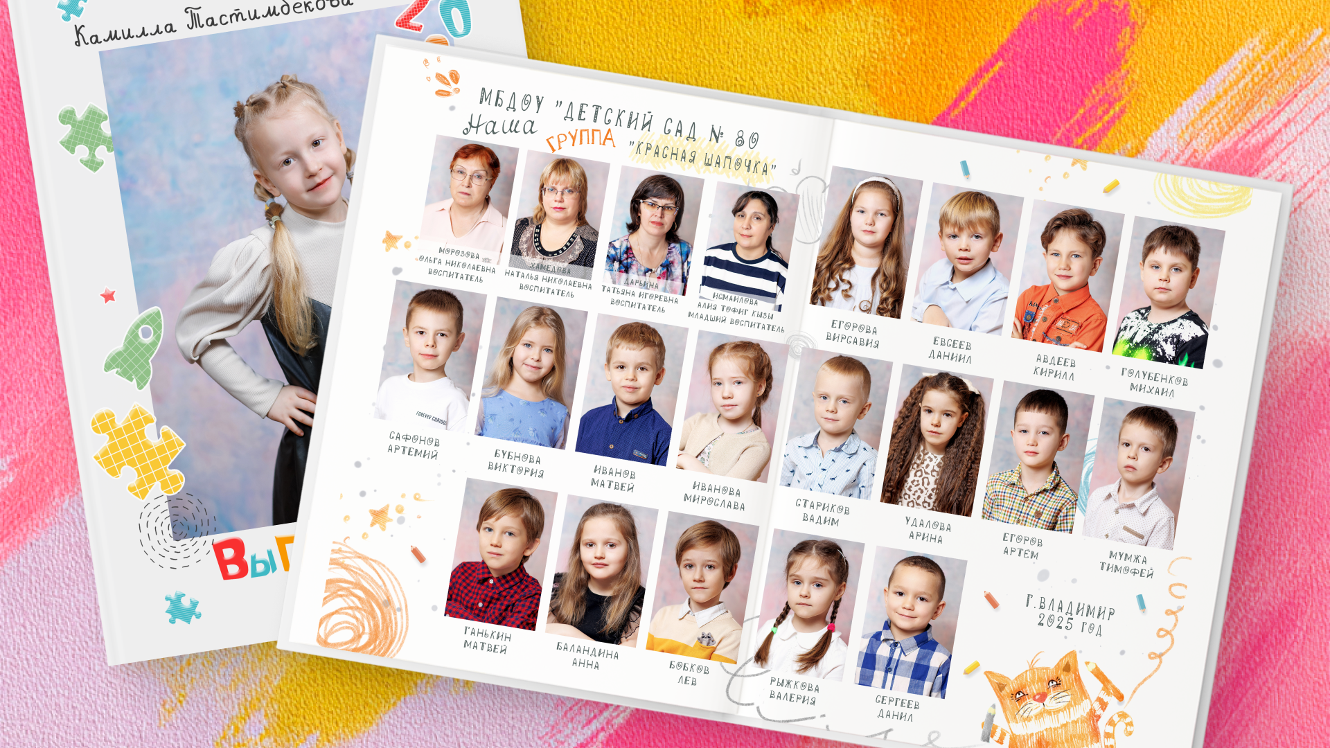 Выпускные альбомы для детского сада — Владимир и Владимирская область. Выпускные альбомы во Владимире «Выпускник 33» ✨