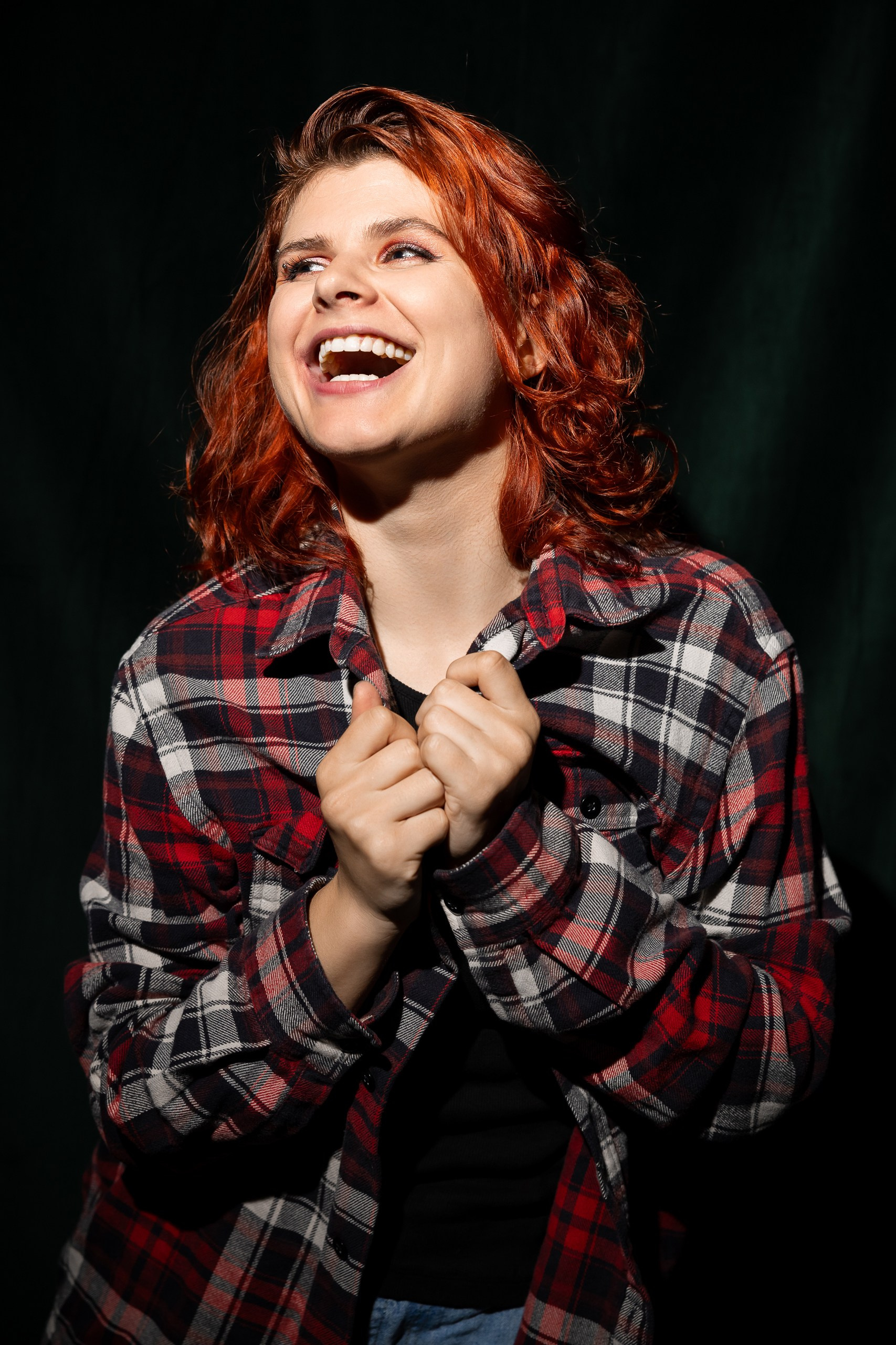 Эмоциональный снимок актера театра