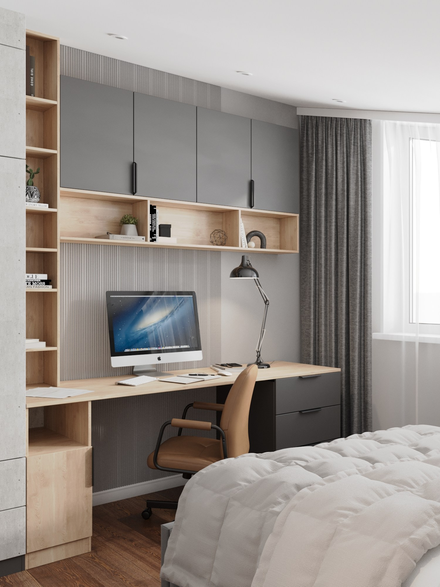 Проект квартиры в Хрустальном парке. 3D-дизайнер Кристина Пуляевская