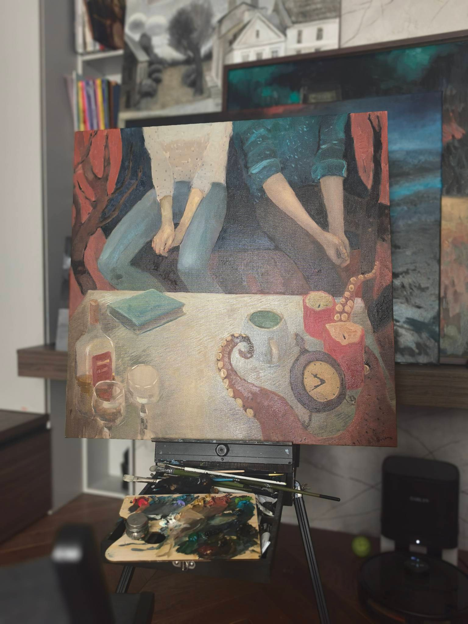 2024. Paintings by the artist Sergey Ratchin