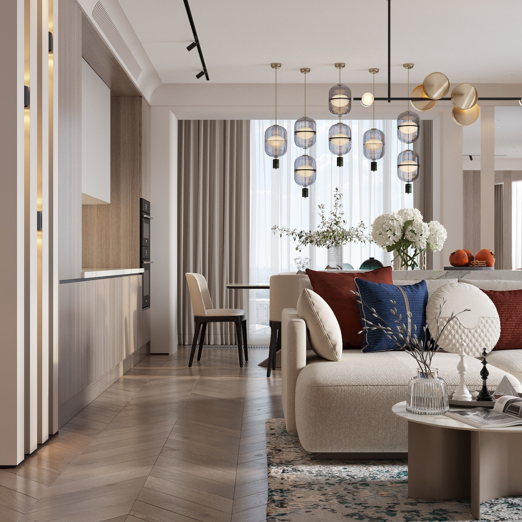 ЖК Скай хаус 4. Дизайн интерьера в Москве