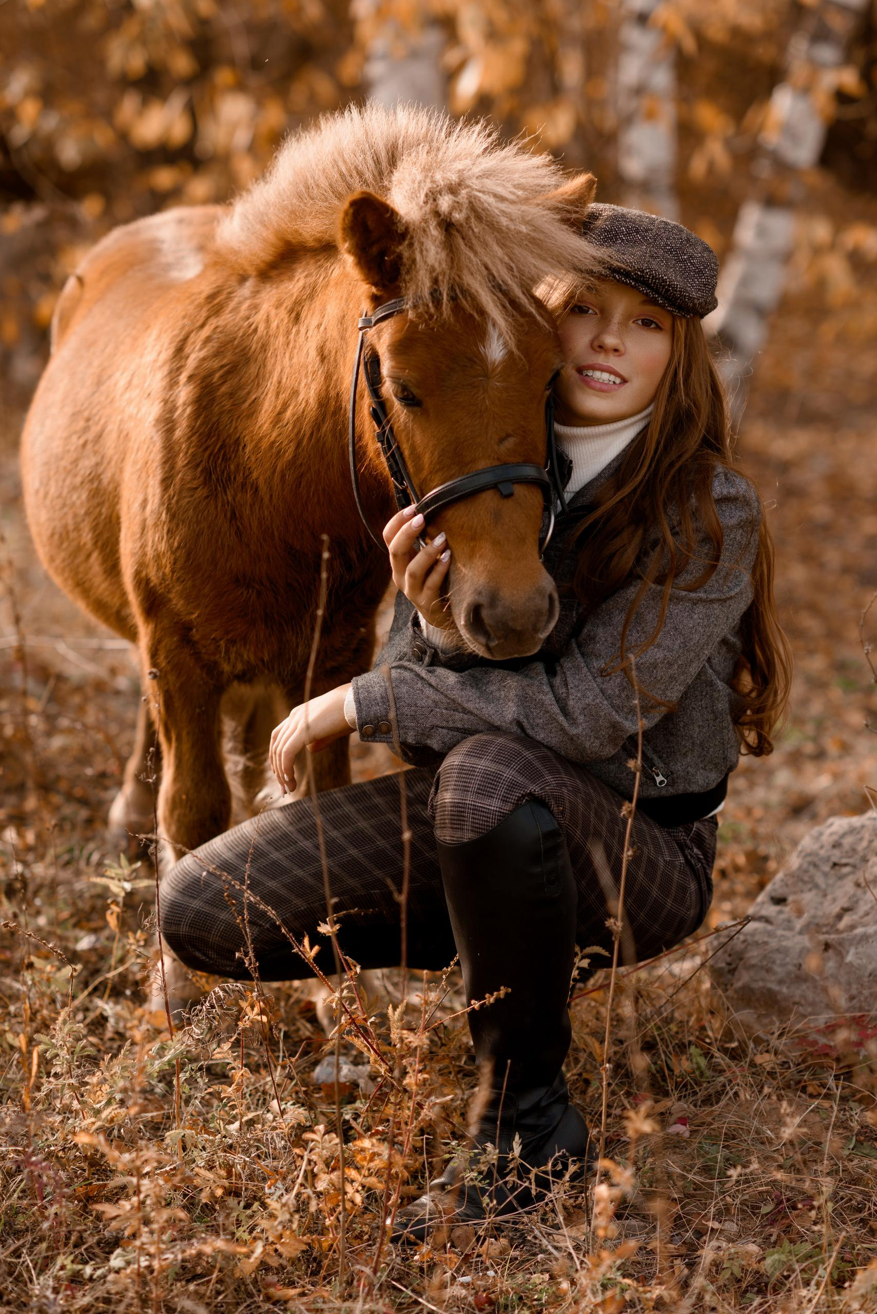 Настя, Василиса, Пушок и Маслинка