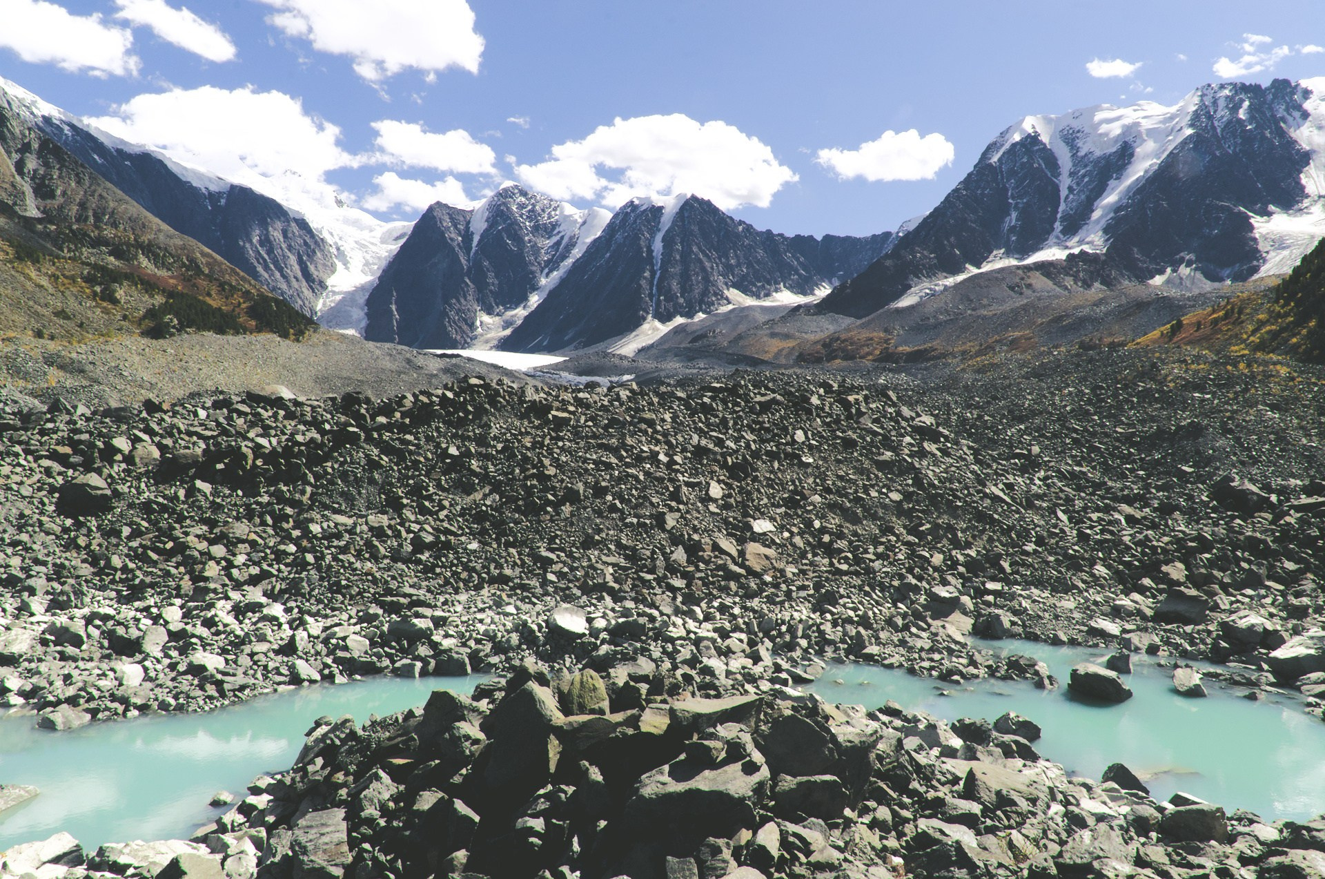 Алтай ледник Мюшту- Айры пейзажная фотография