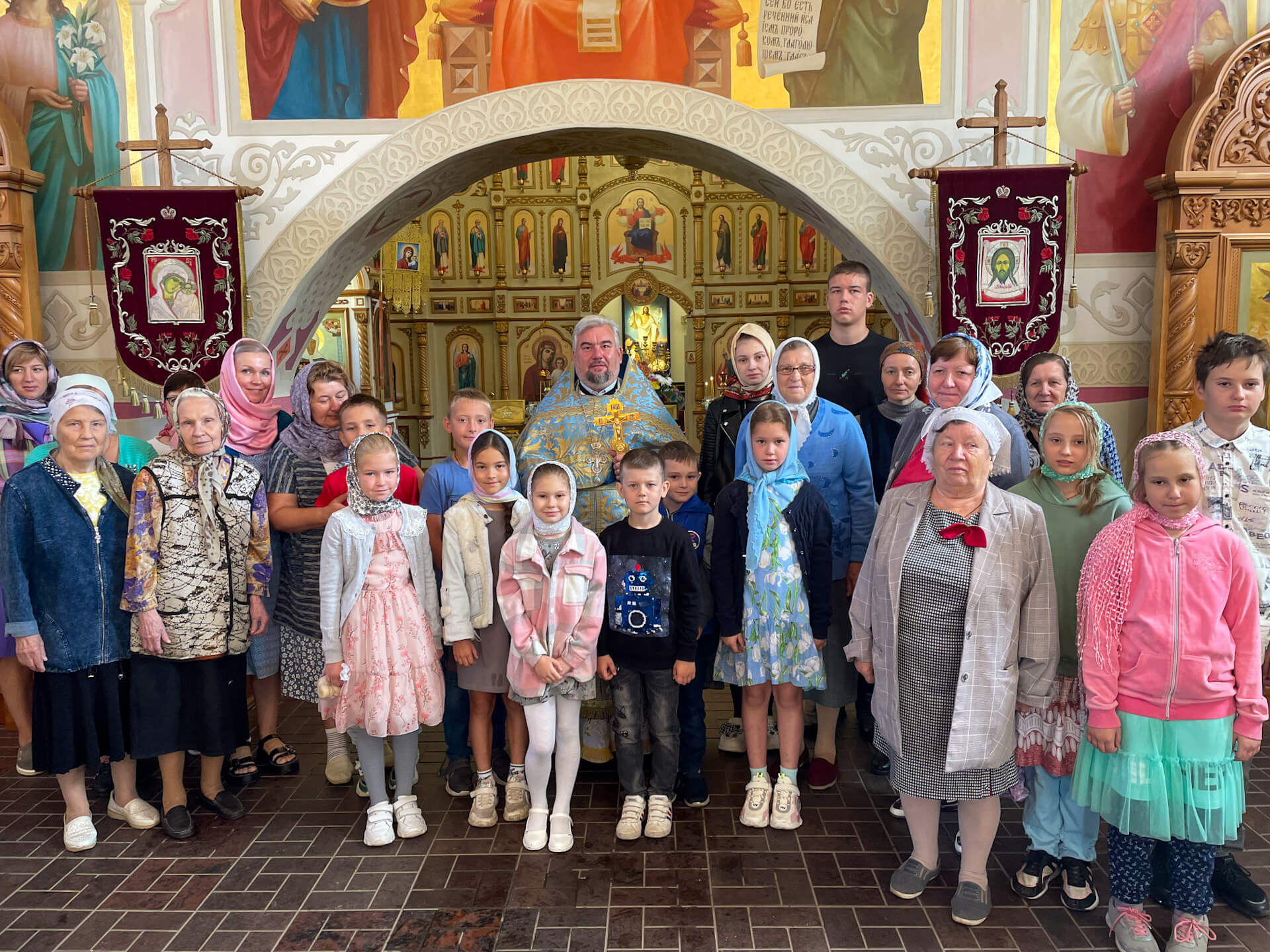 Молебен перед началом учебного года