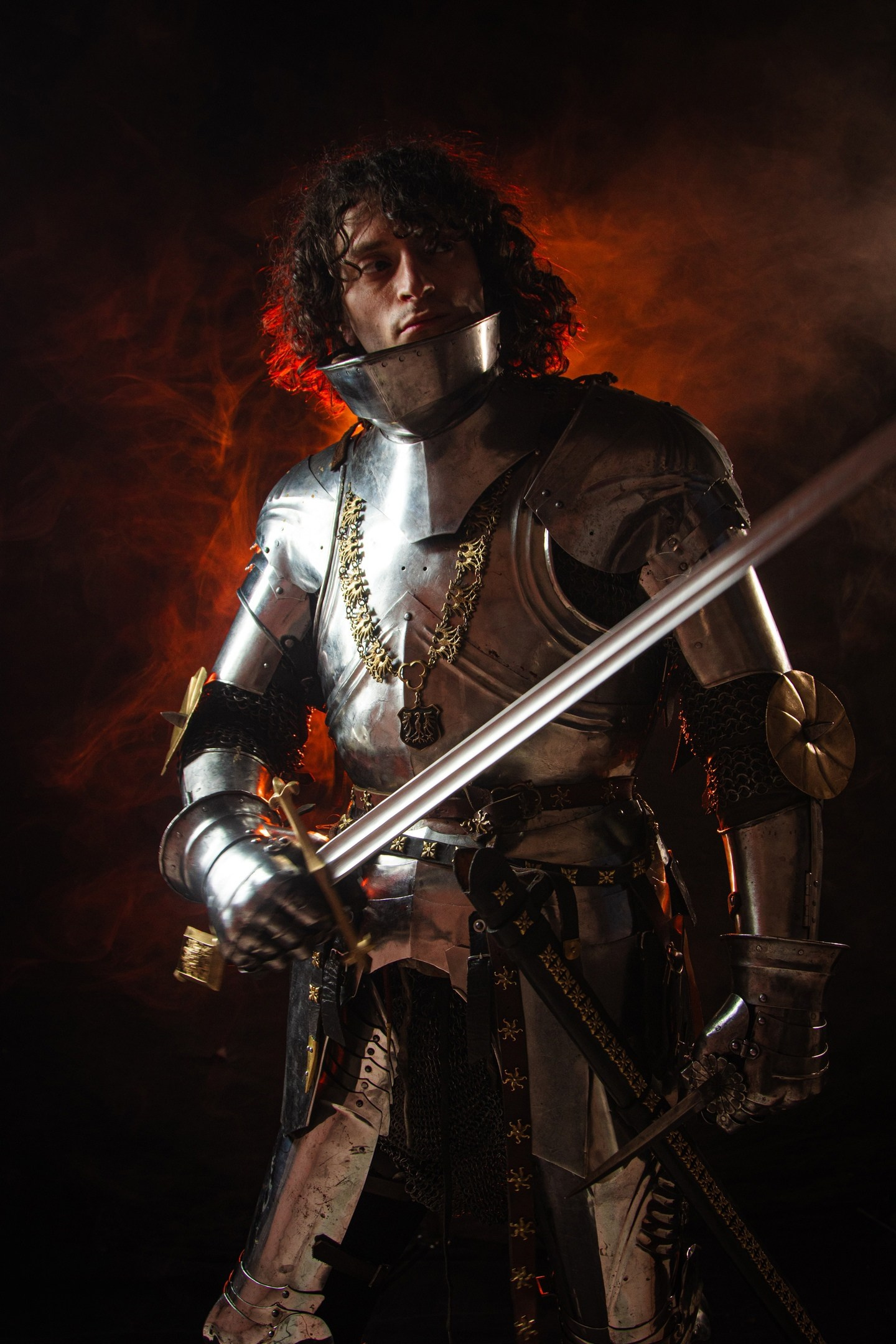 Обучение. Фотограф Александр Никитин. Съёмка в доспехах. Санкт-Петербург. nikitin_photo