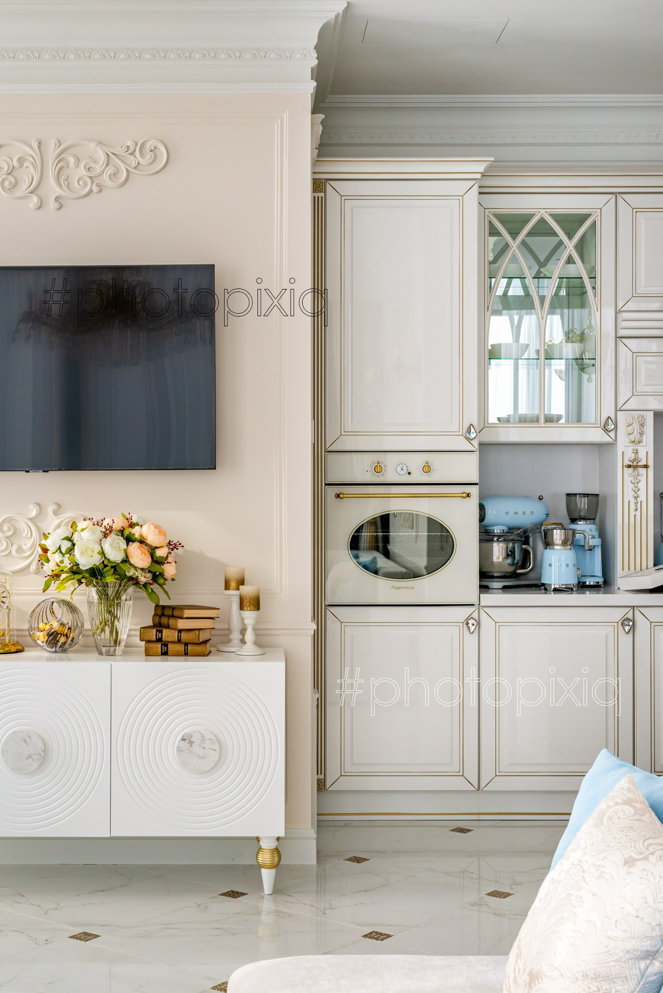 Интерьерная съёмка апартаментов в Neva Towers. Интерьерная съёмка и виртуальные туры — Интерьерный фотограф Кузнецов Сергей (photopixiq)