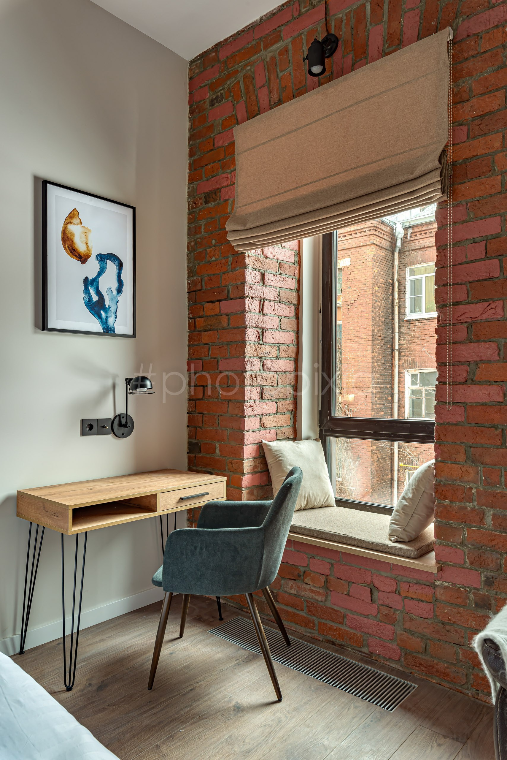 Интерьерная съёмка квартиры студии для аренды на Михалковской. Интерьерная съёмка и виртуальные туры — Интерьерный фотограф Кузнецов Сергей (photopixiq)