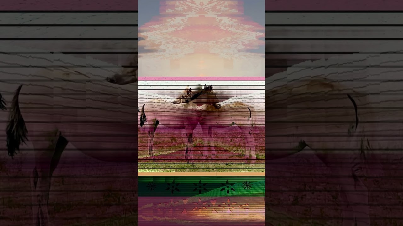 Серия арт композиций, метафора на традиционный башкирский рушник, вышивка орнаментов и узоров. MEMORY in NATURE | digital art gallery