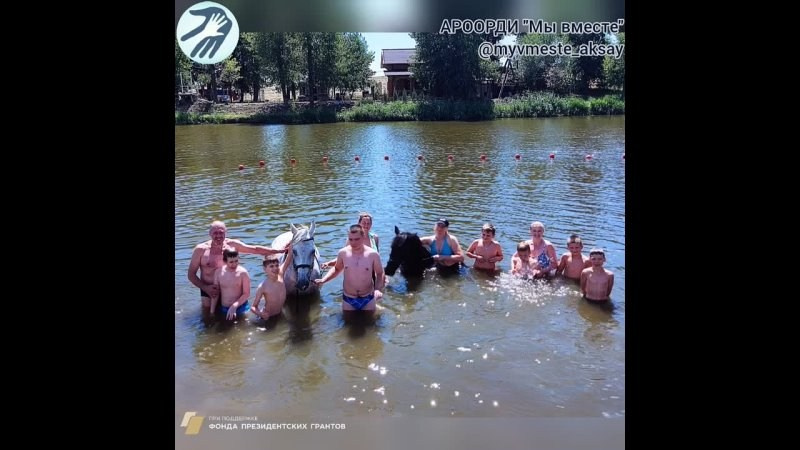 Купание с лошадьми