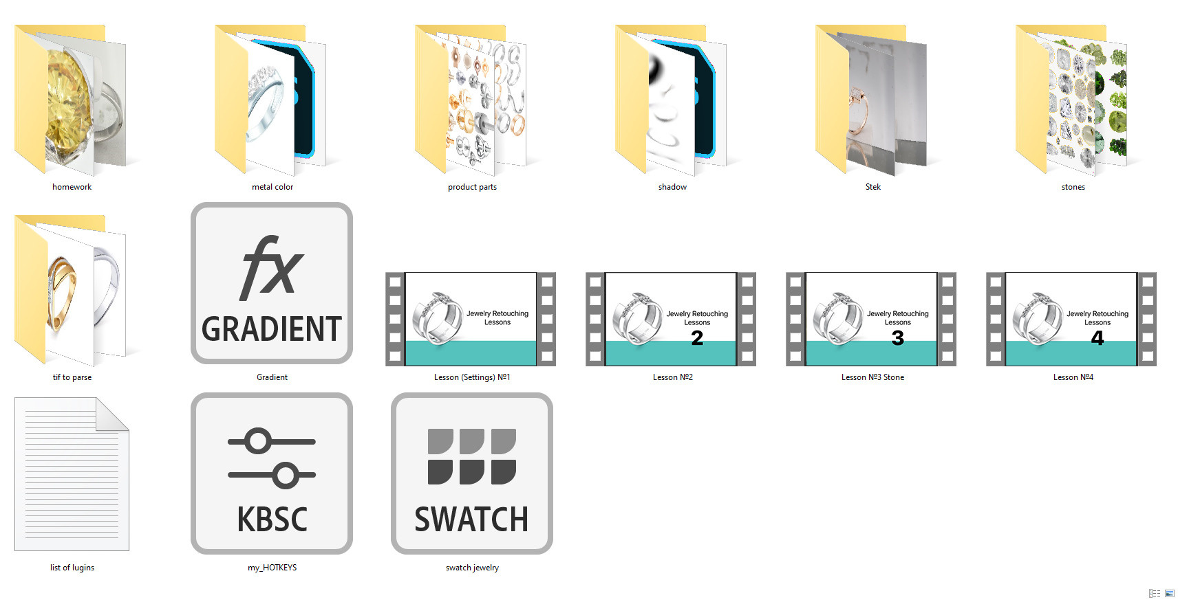 Lessons. Photographing and retouching jewelry! Jewelry retouching lessons