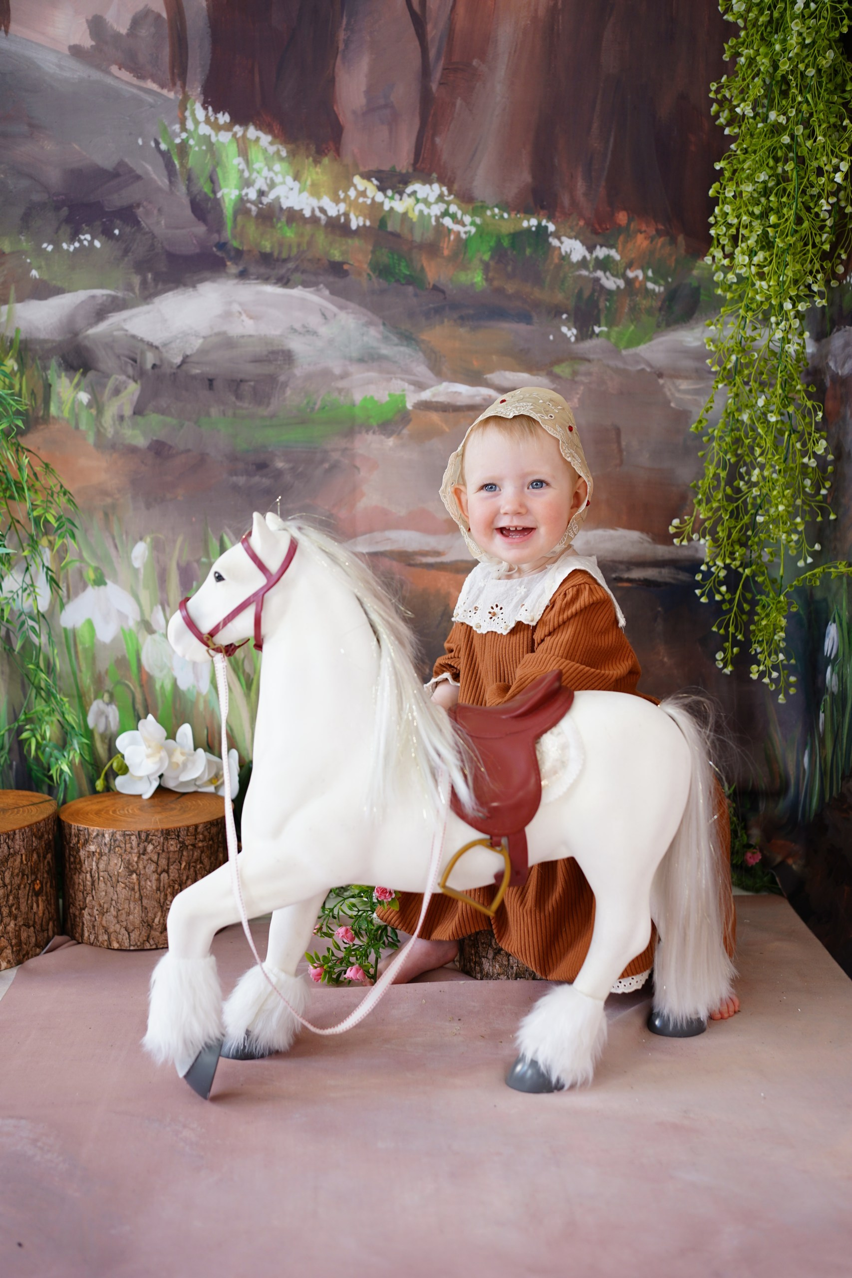 Фотозоны на ХОЛСТЕ. Детская Фотостудия ГОДОВАСИКИ в Санкт-Петербурге фотосесия на годик