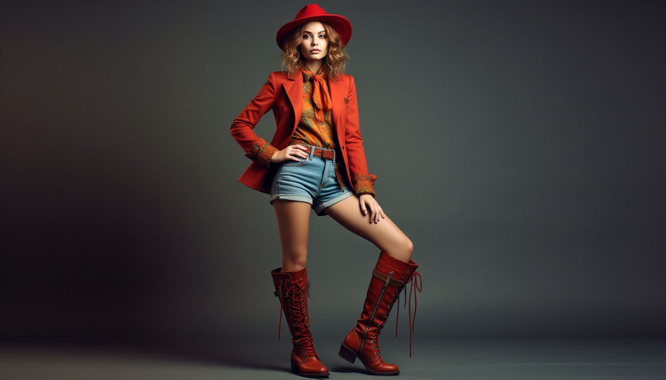 Стили фотосессий для девушек. Артхаус. Интересный протрет девушки в полный рост.