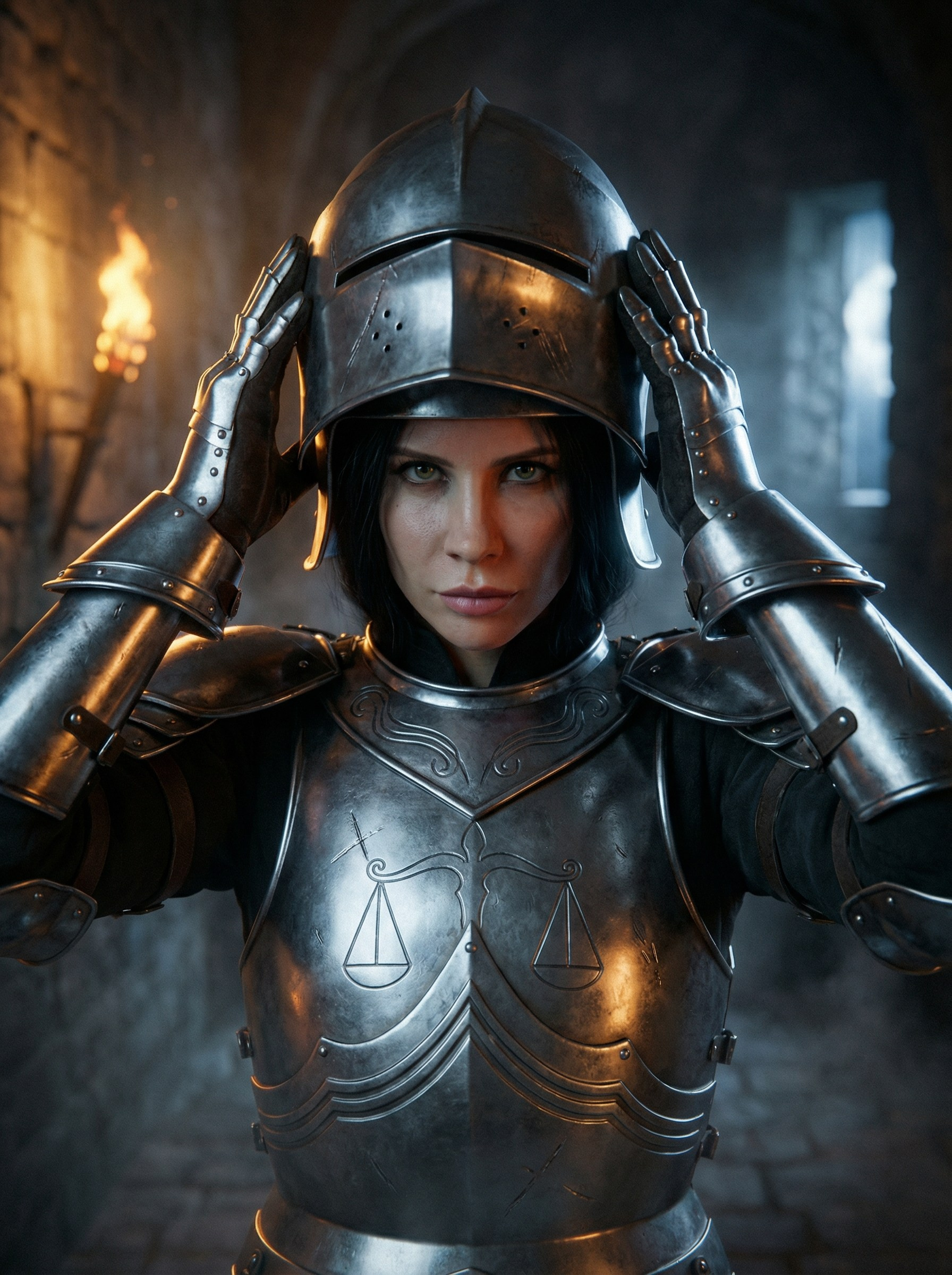 Креативная ИИ фотосессия для адвоката — символический портрет для экспертного блога и визуала в соцсетях