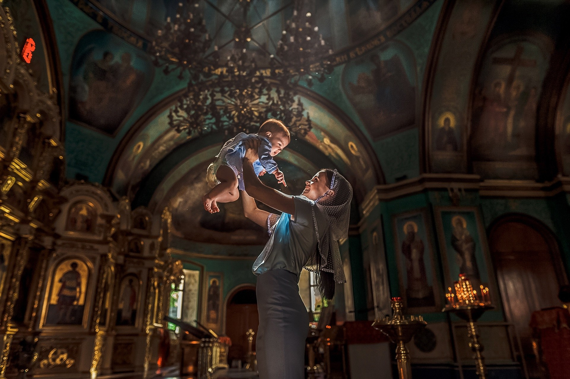 Таинство Крещения. Свадебный, семейный фотограф, на крещение в г. Волгоград Руденко
