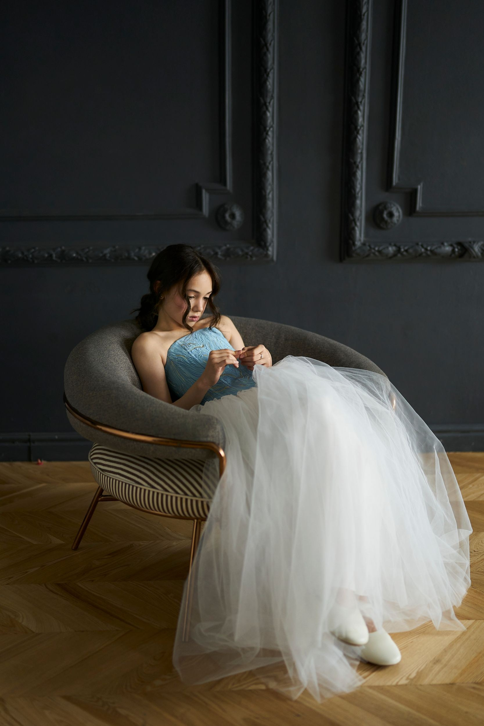 Фатиновая юбка ‘Jolie Tulle’ White Swan белая. Одежда для детей