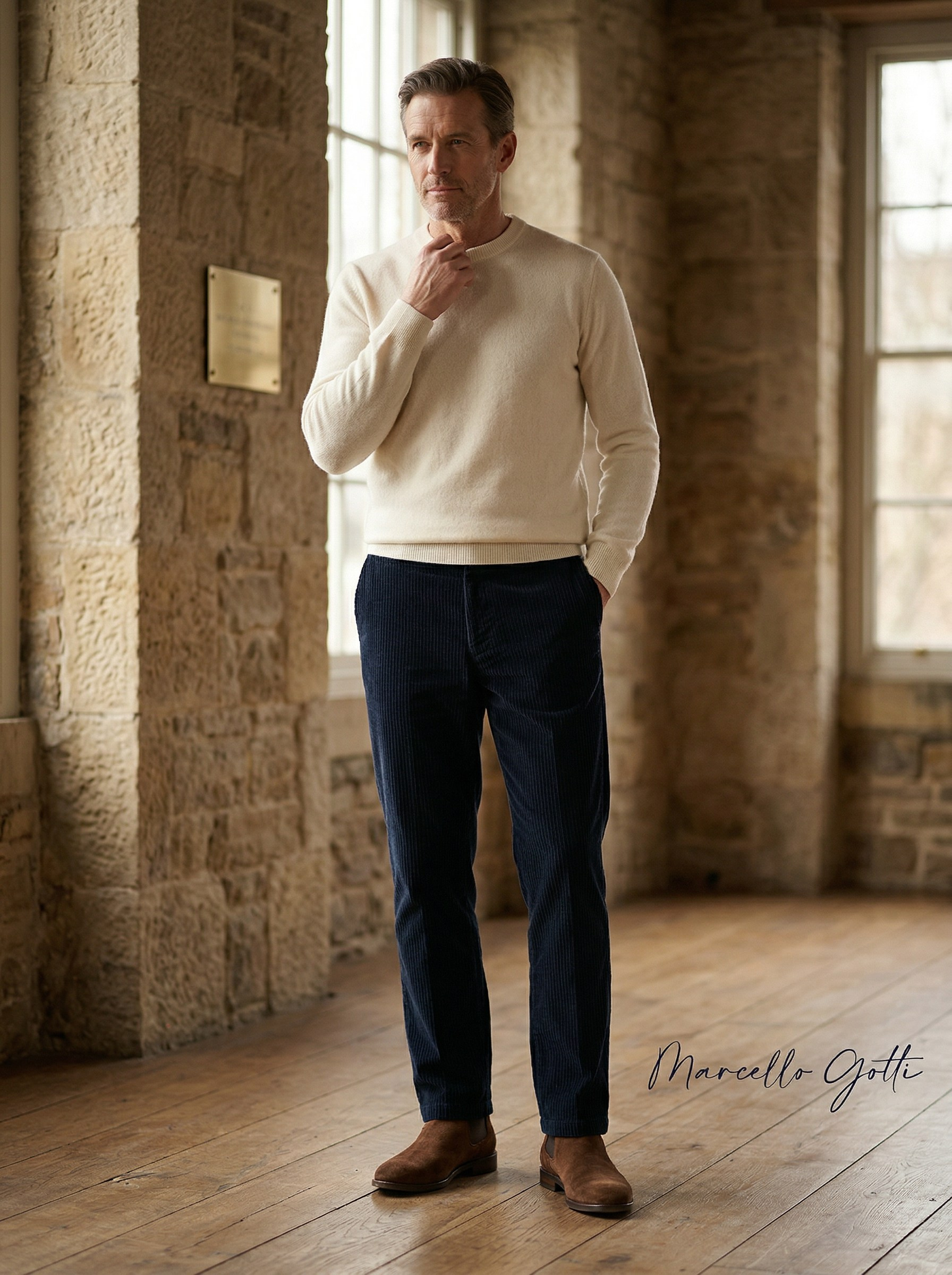 Генерация контента для вельветовых брюк