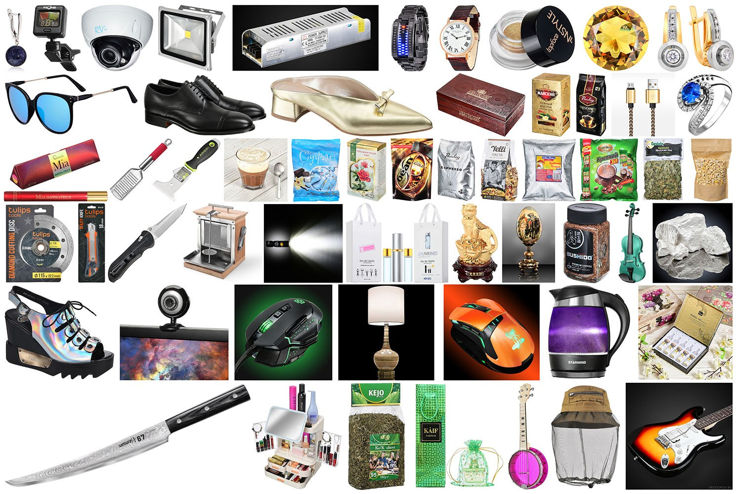 Фотосъёмка сложных товаров для магазина