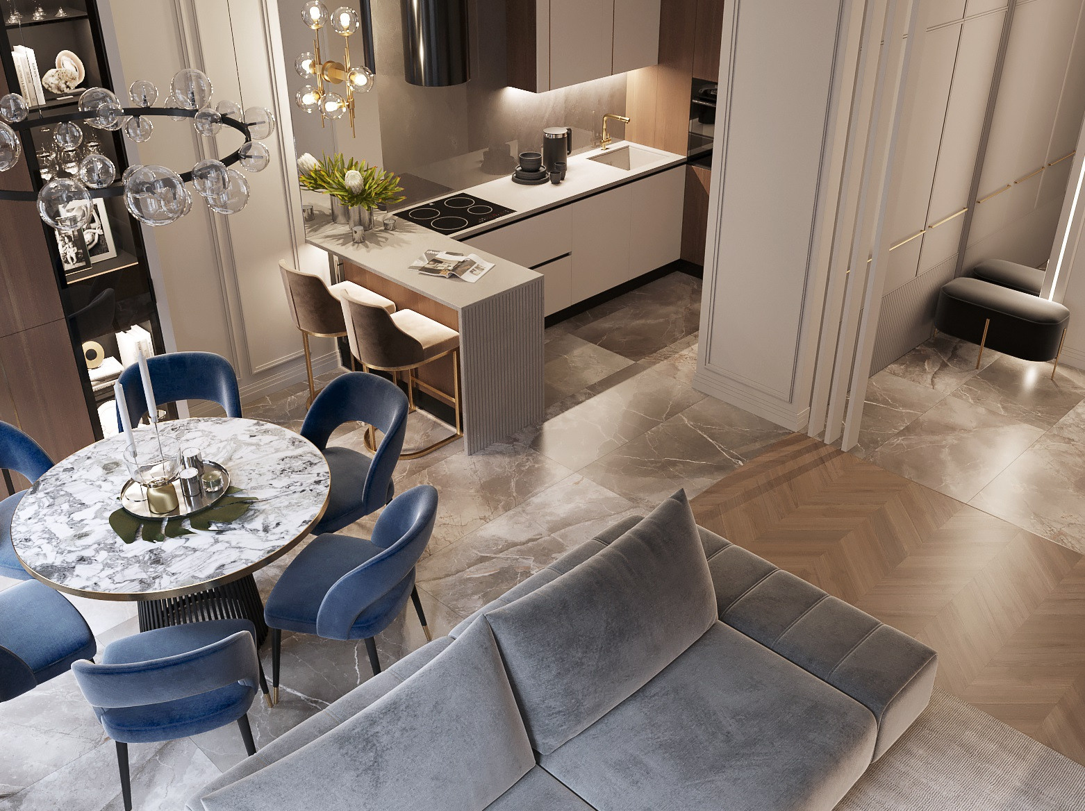 ЖК Дискавери. Дизайн интерьера в Москве