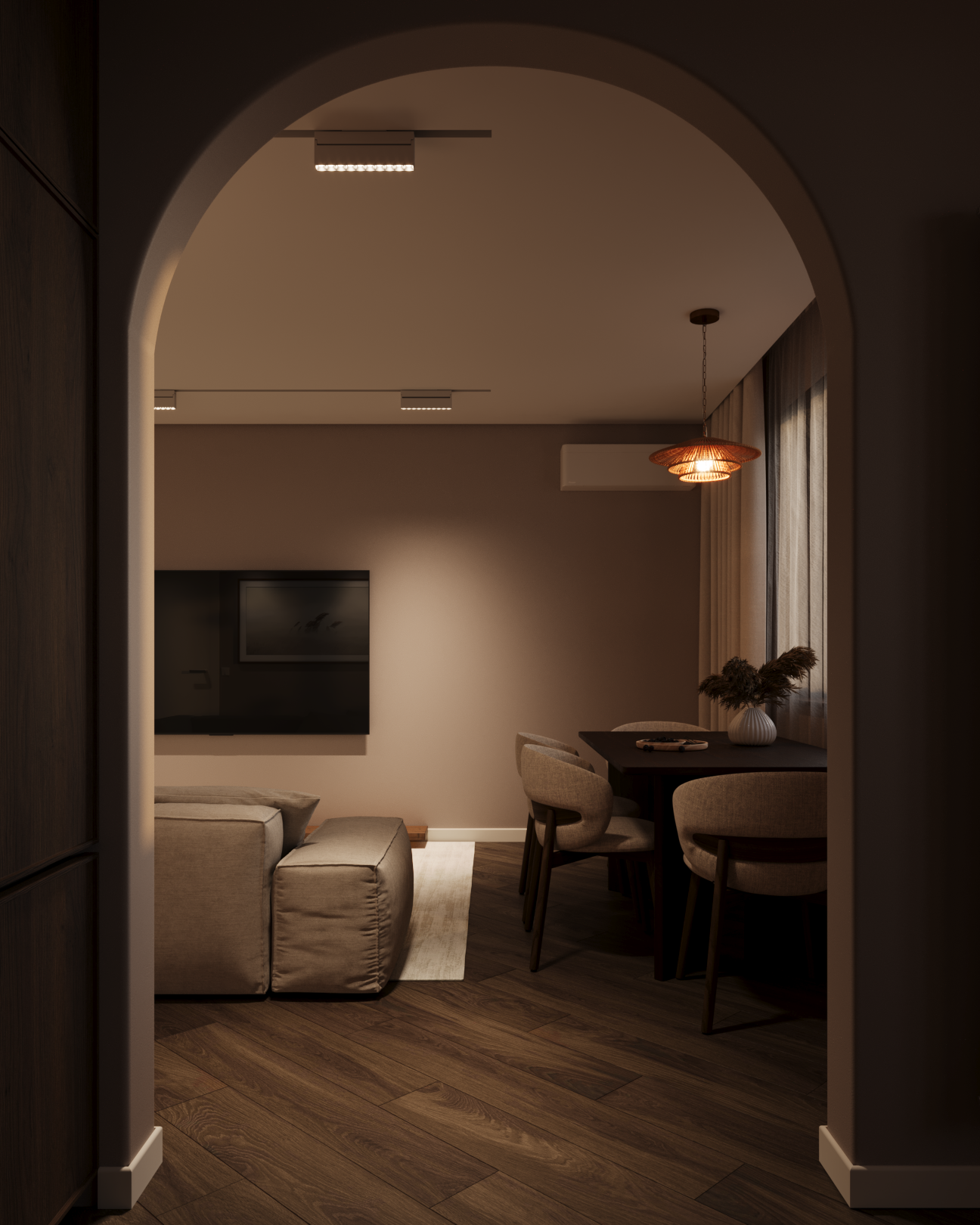 Интерьер в стиле джапанди в Полоцке