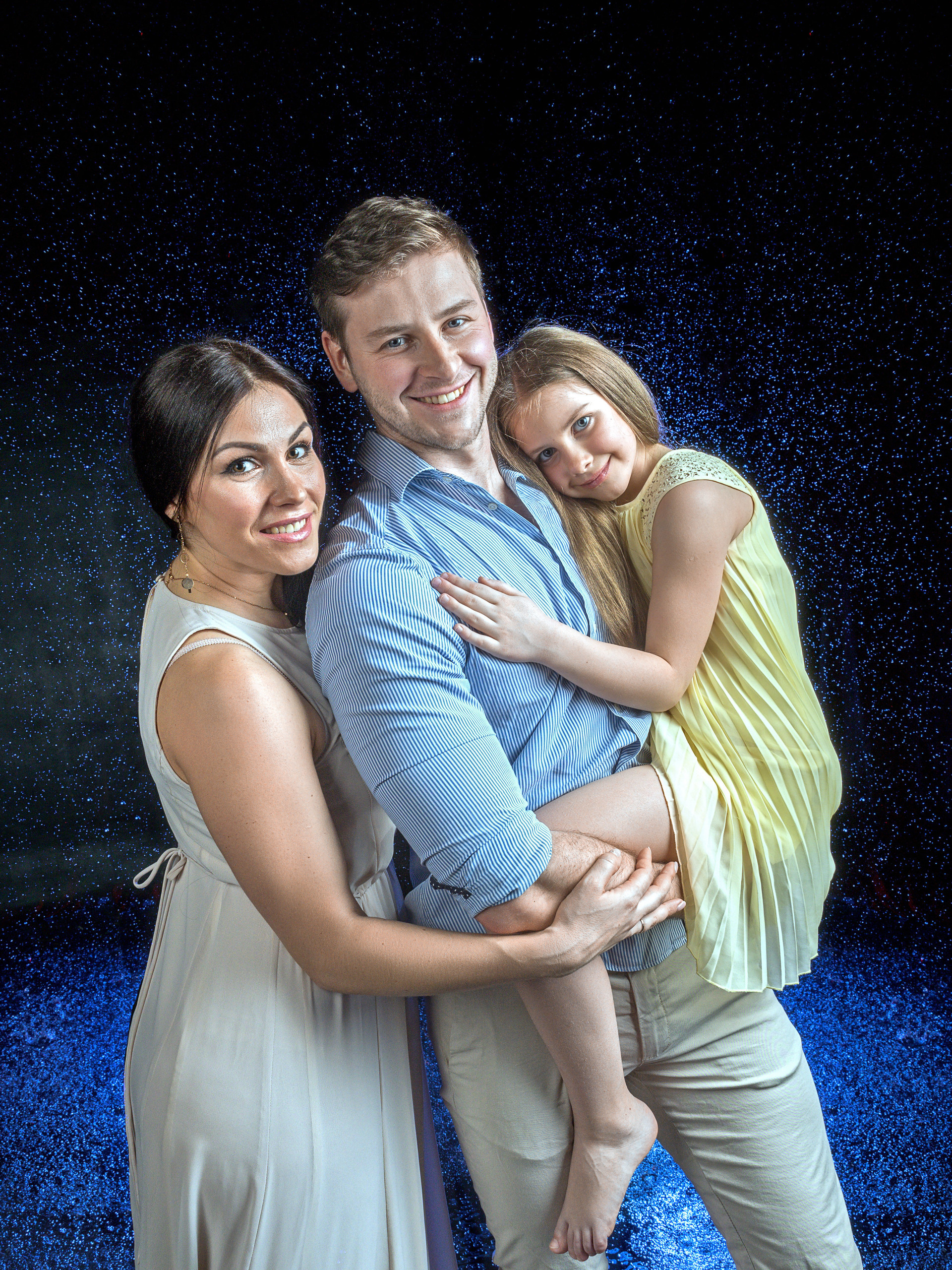 фотосессия семьи в студии