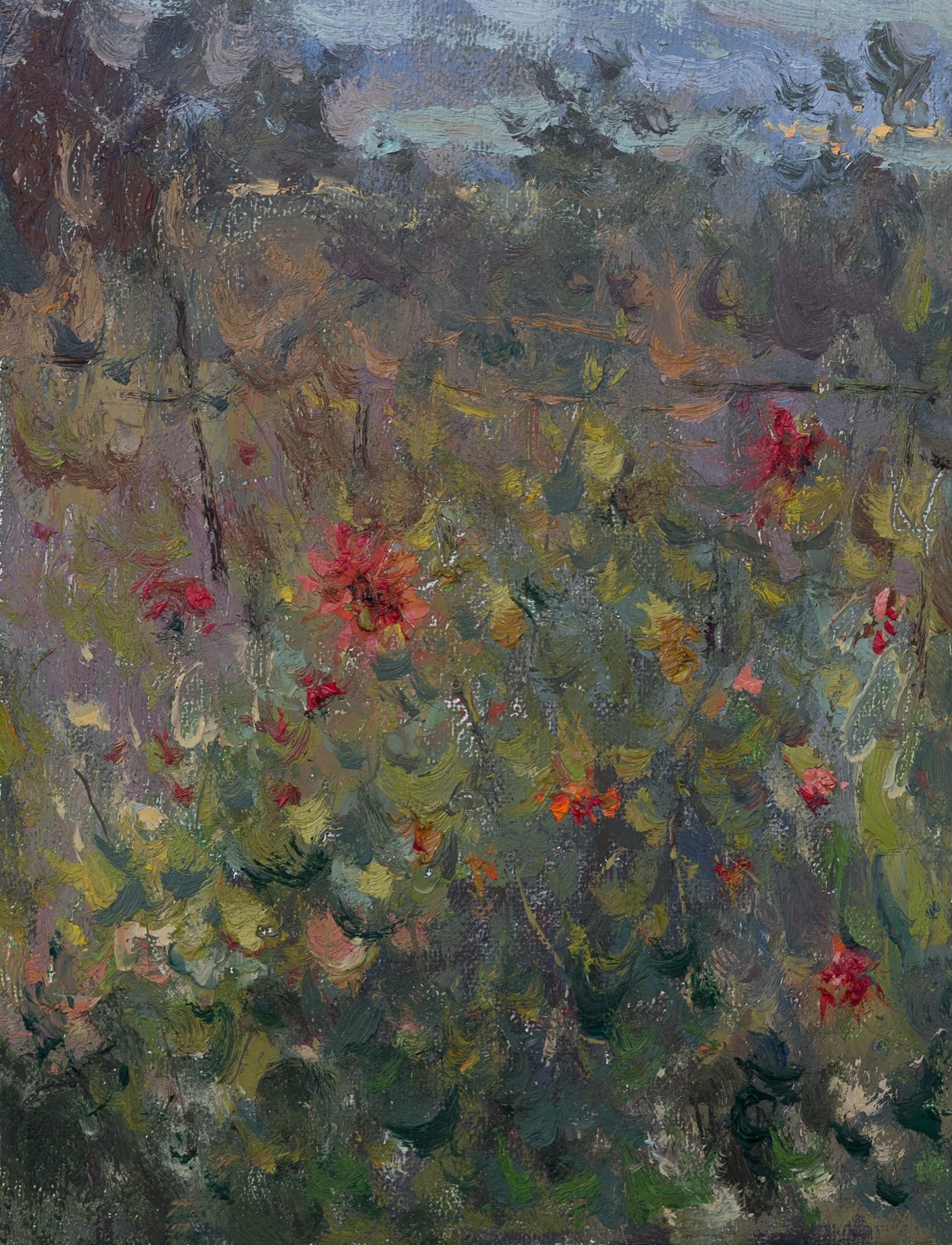 Этюд с цветами. Вечер.