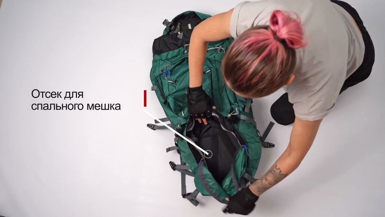 Видеообзор и фотосъемка туристических рюкзаков для маркетплейса. Фото / Видеосъемка в Москве