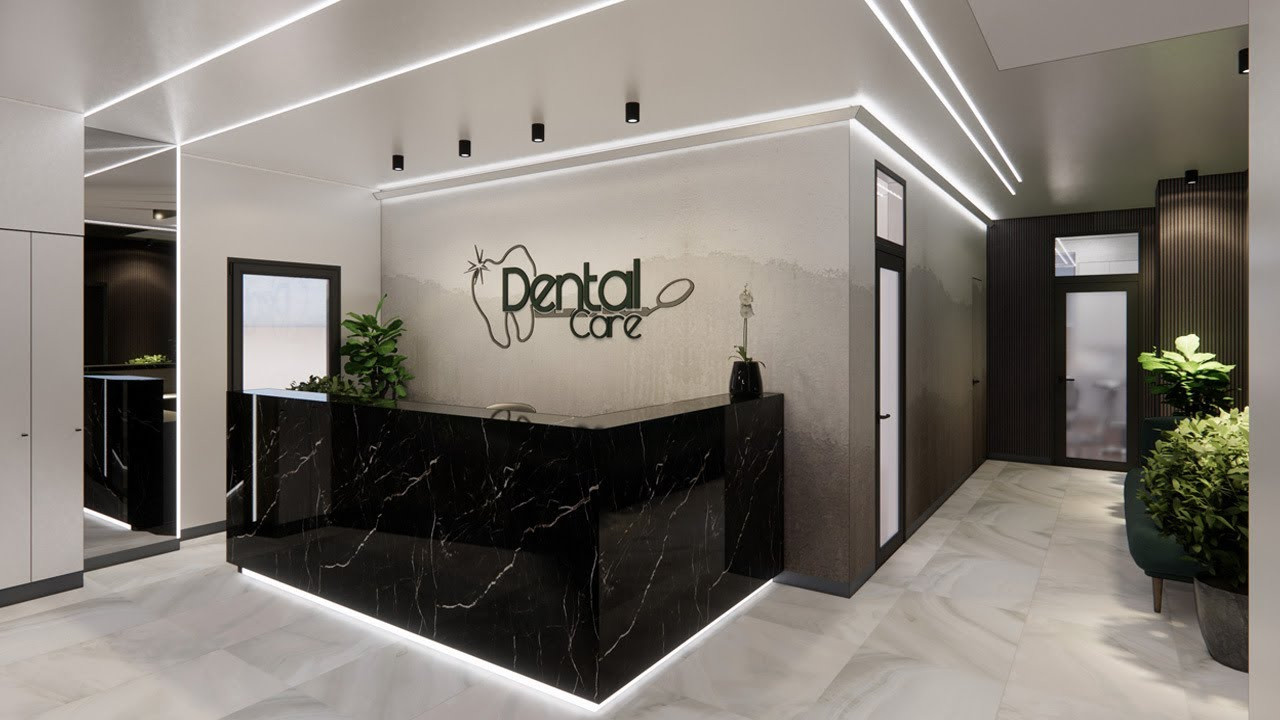 Дизайн проект стоматологии «DENTAL CARE». Архитектурно-дизайнерское бюро ROOMS