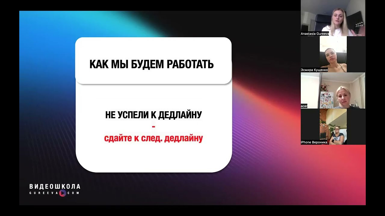 ВИДЕОШКОЛА 5.0 МОДУЛЬ 1