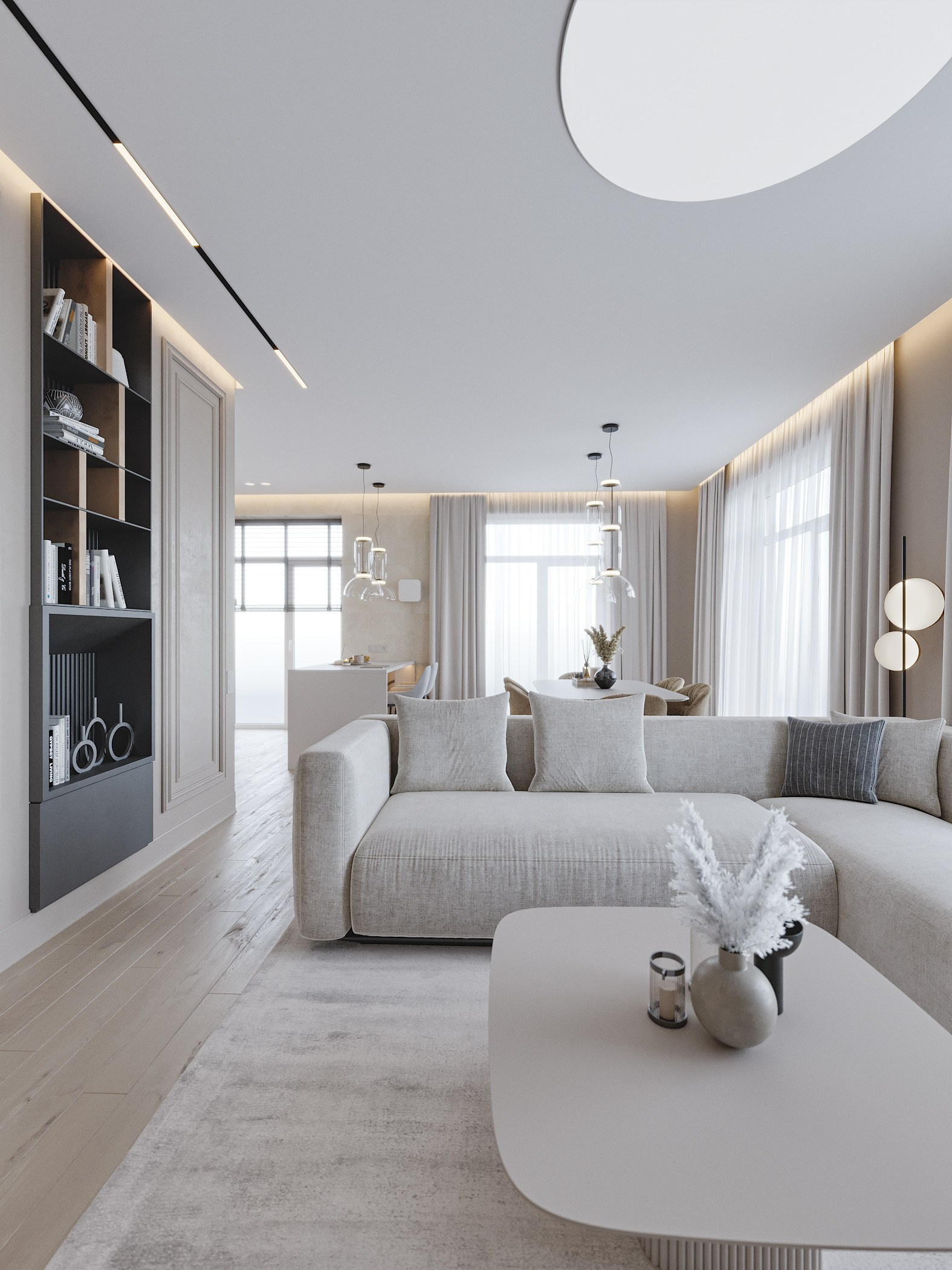 Проект DAOS. Дизайн интерьера в Новосибирске, Мире, Онлайн | Студия дизайна интерьера TWOREZ