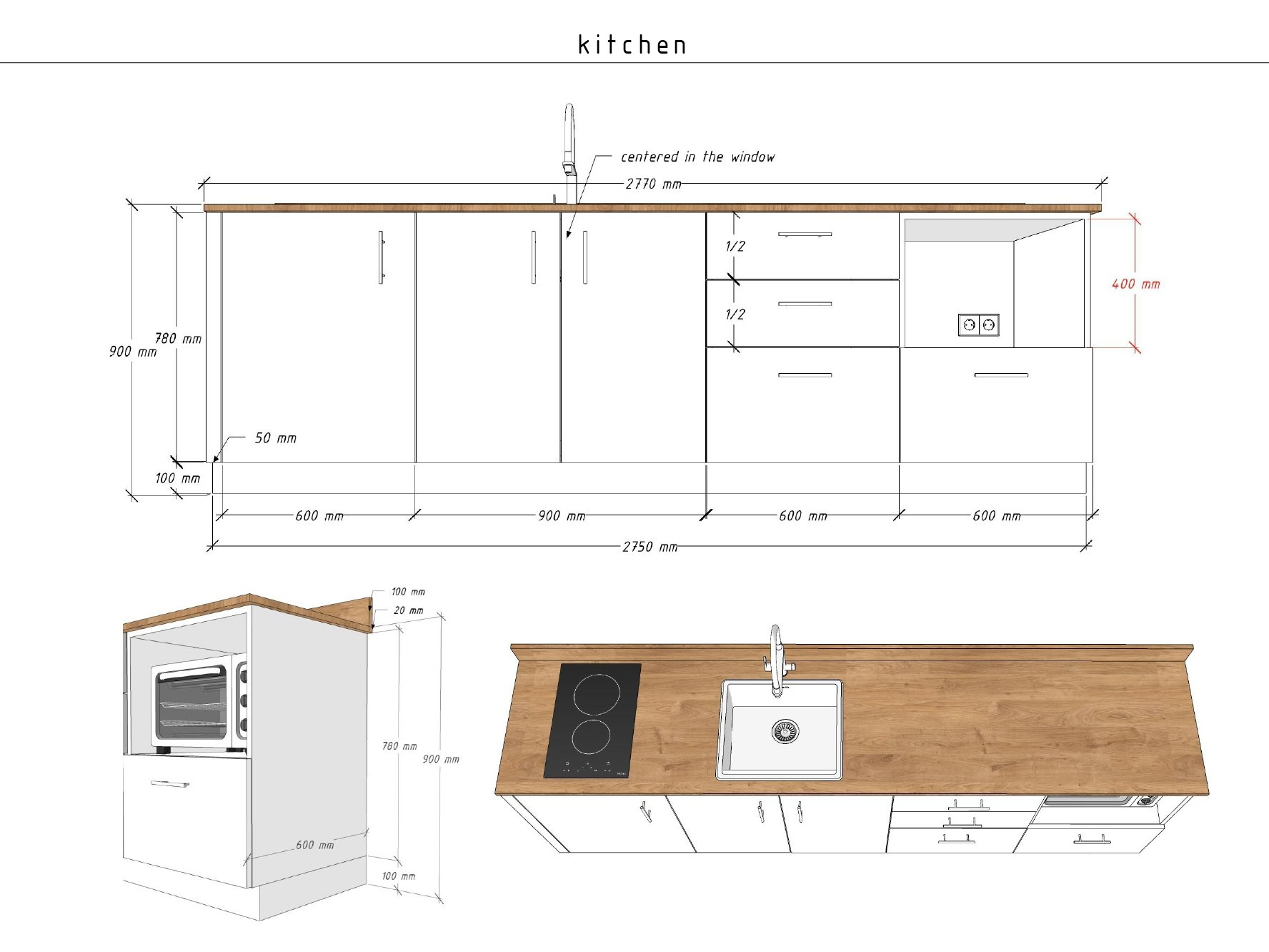 Costa-Rica studio. Интерьерная визуализация SketchUp+Enscape