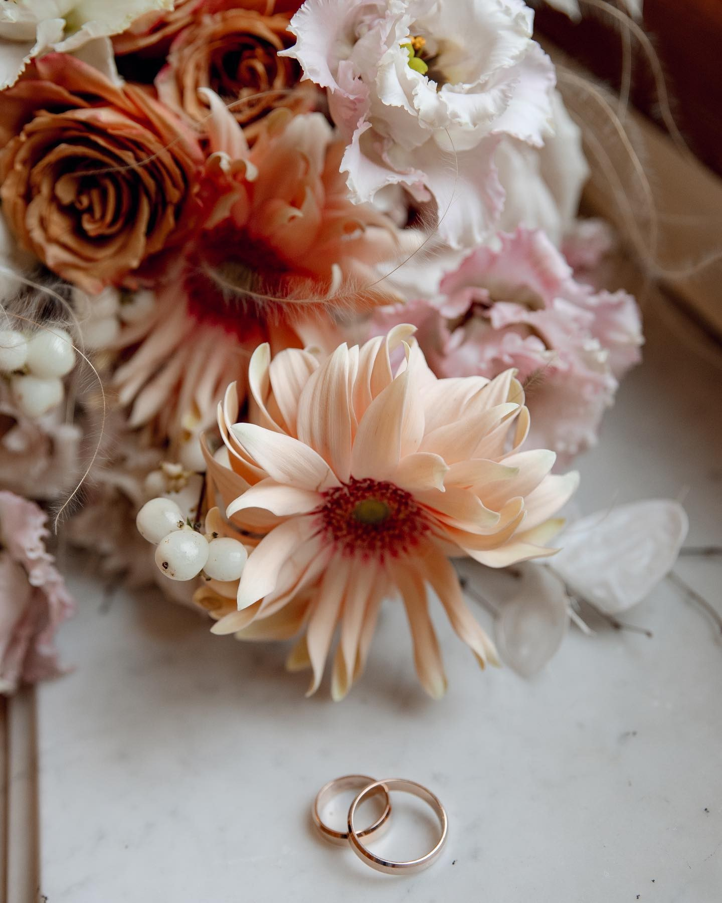 Букет невесты из гербер