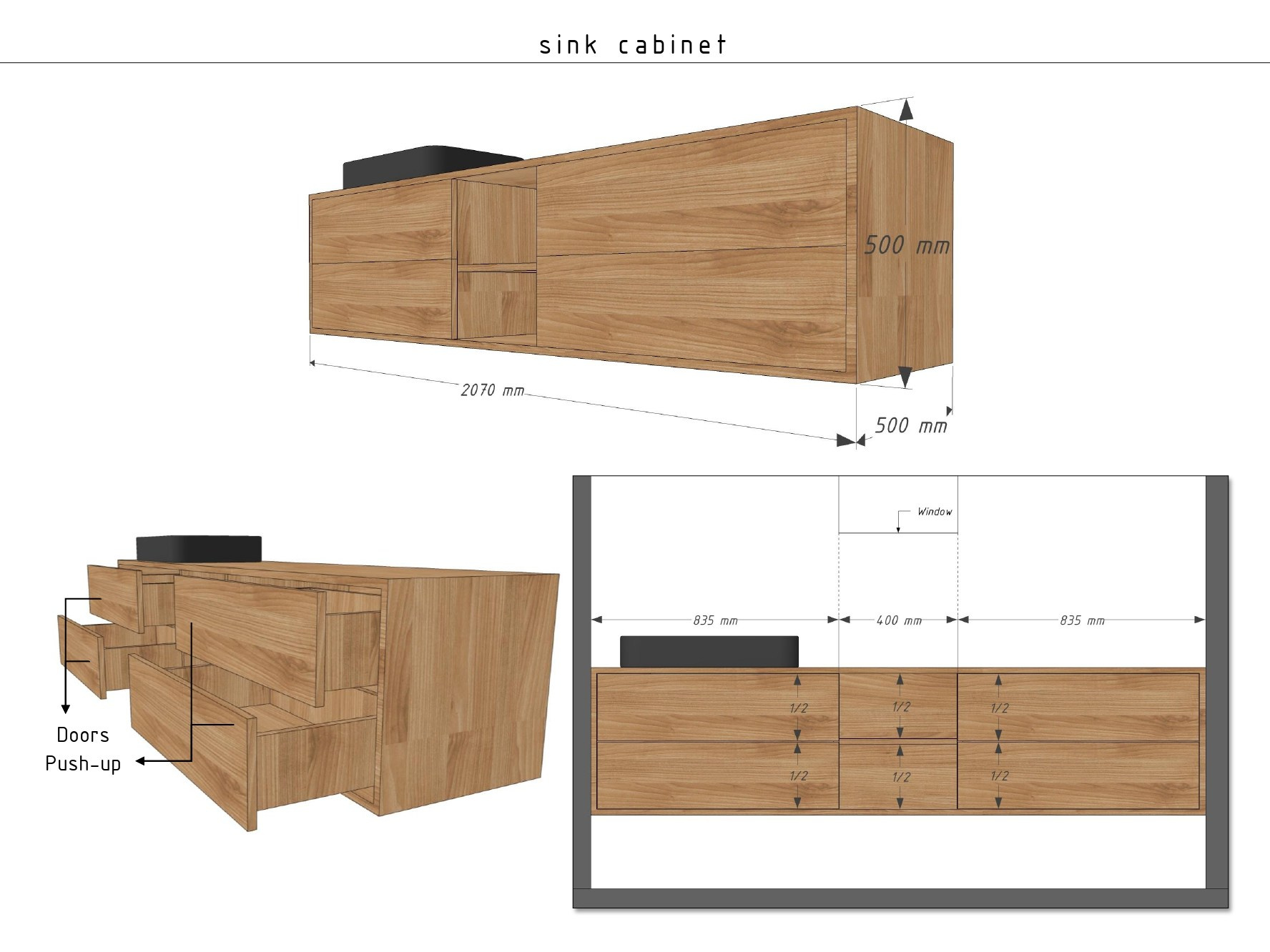 Costa-Rica studio. Интерьерная визуализация SketchUp+Enscape