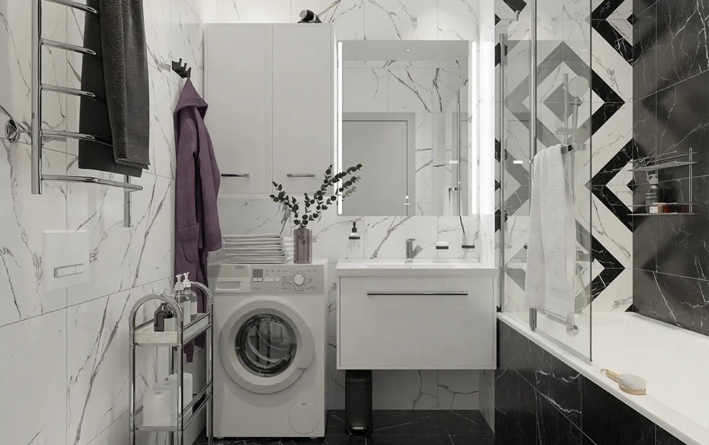 Вдохновиться. Ремонт санузла, туалета, ванной под ключ в Казани. Укладка плитки