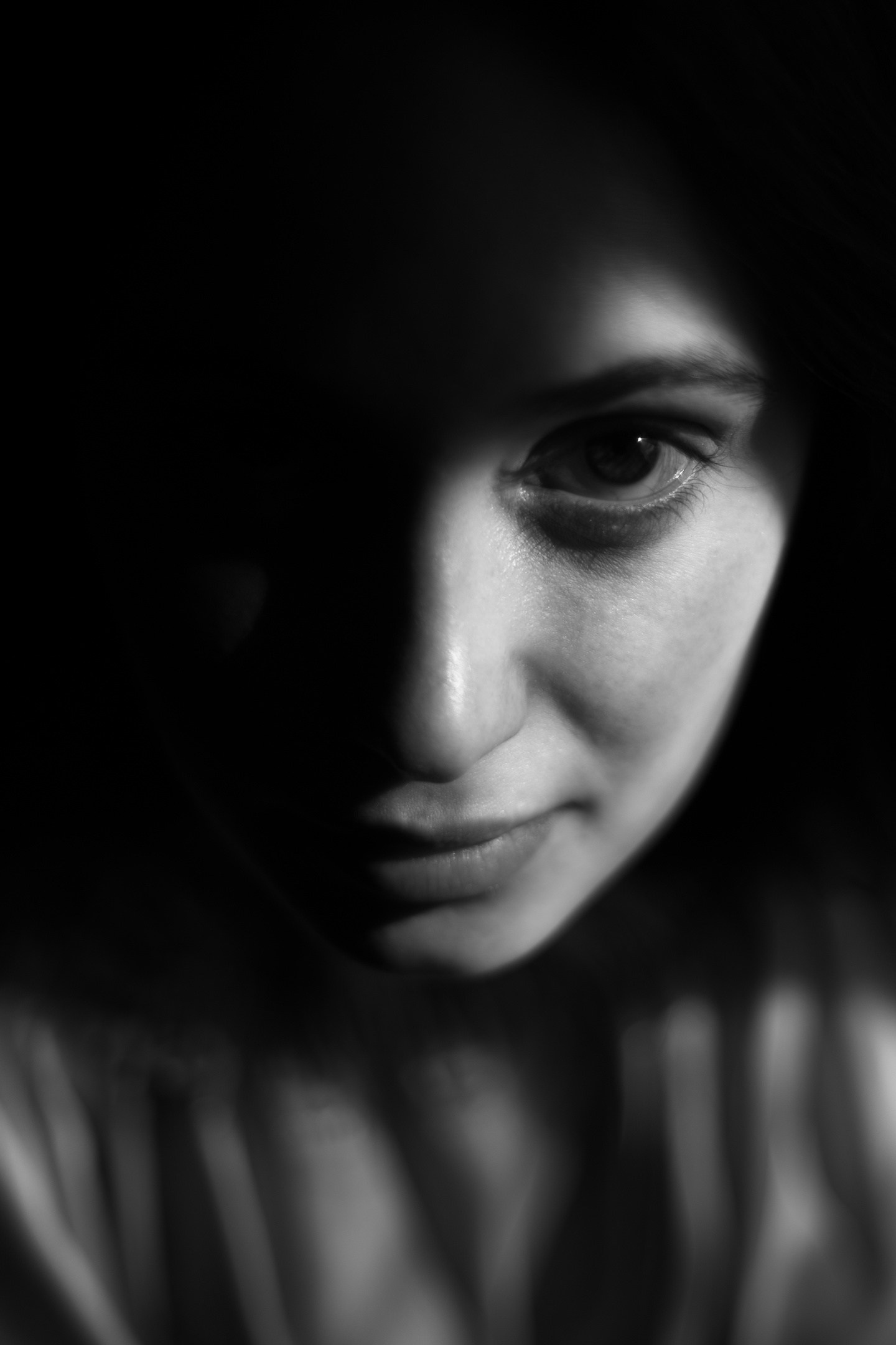 Крупный фотопортрет Ч/Б. Автор фотограф: Додров. Ph: dodrov.