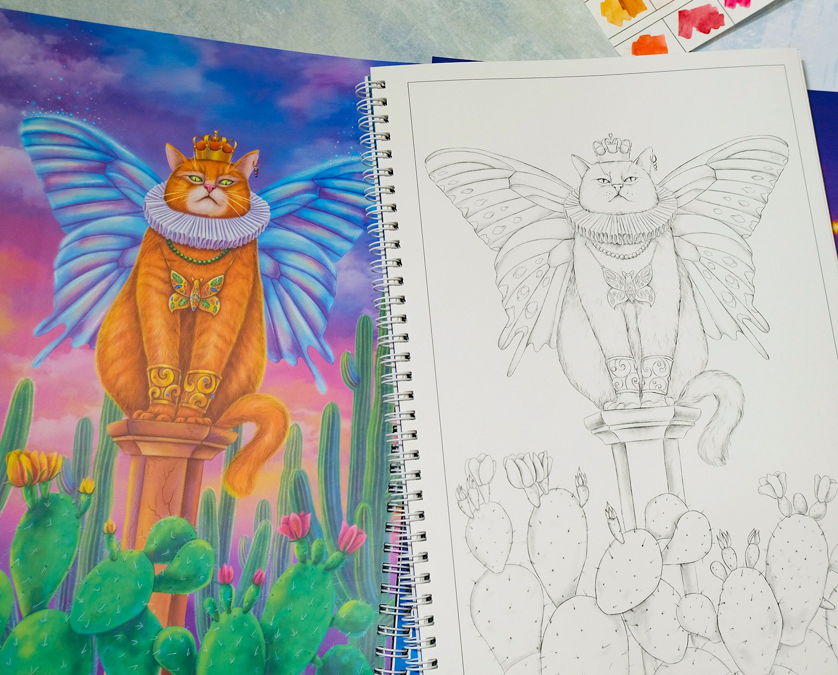 Dreams Авторская раскраска Алёны Лазаревой. Раскраски Алёны Лазаревой