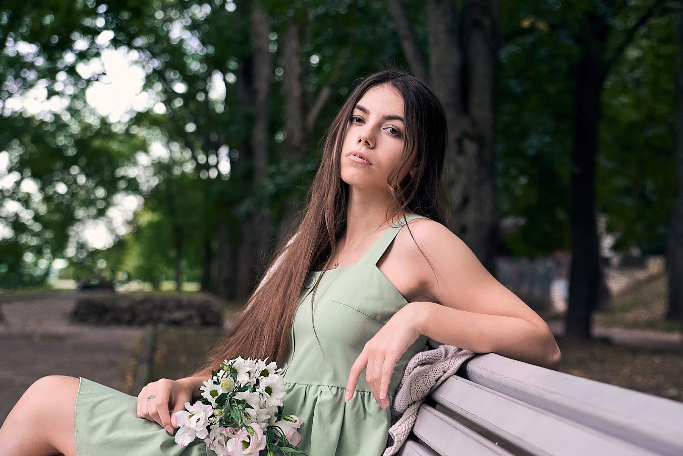 Портретная фотография молодой девушки на улице. Нижний Новгород. 