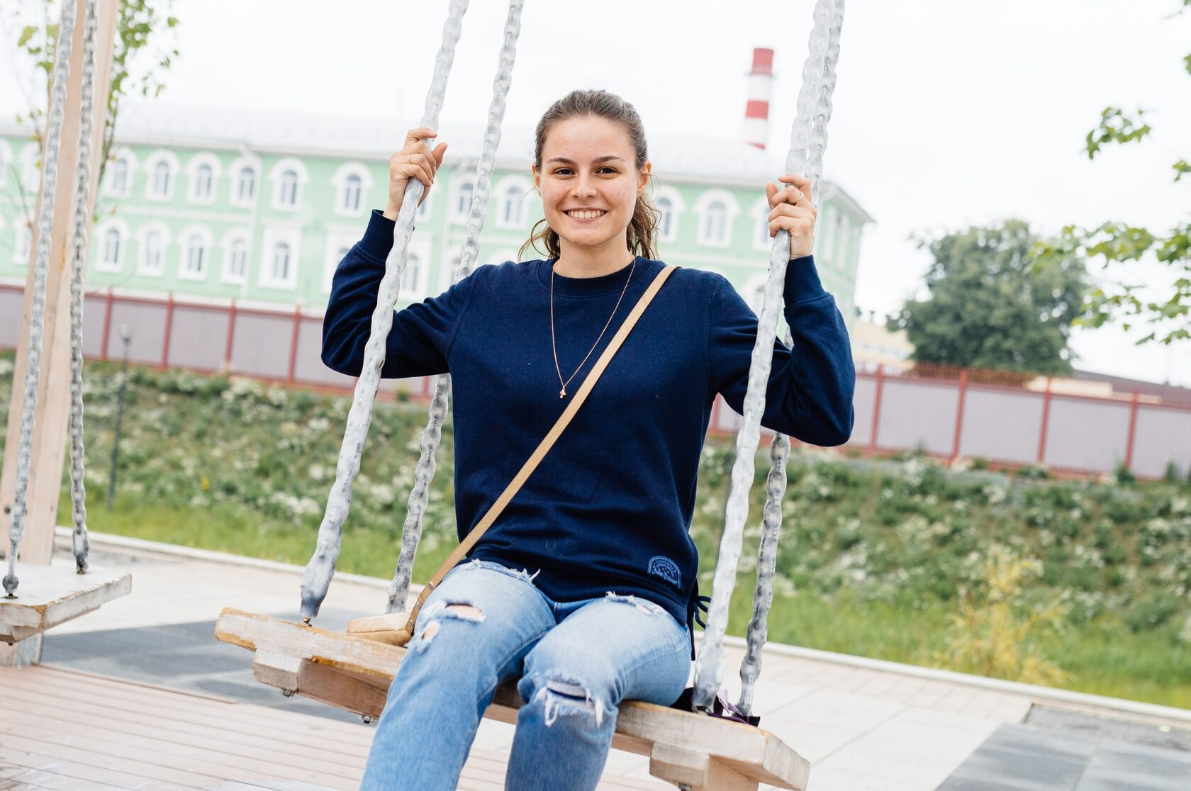 Портретная фотография молодой девушки на улице. Тула. Нижний Новгород