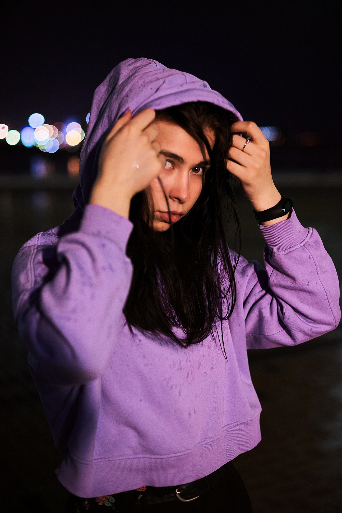 Портретная фотография молодой девушки на улице. Нижний Новгород. 