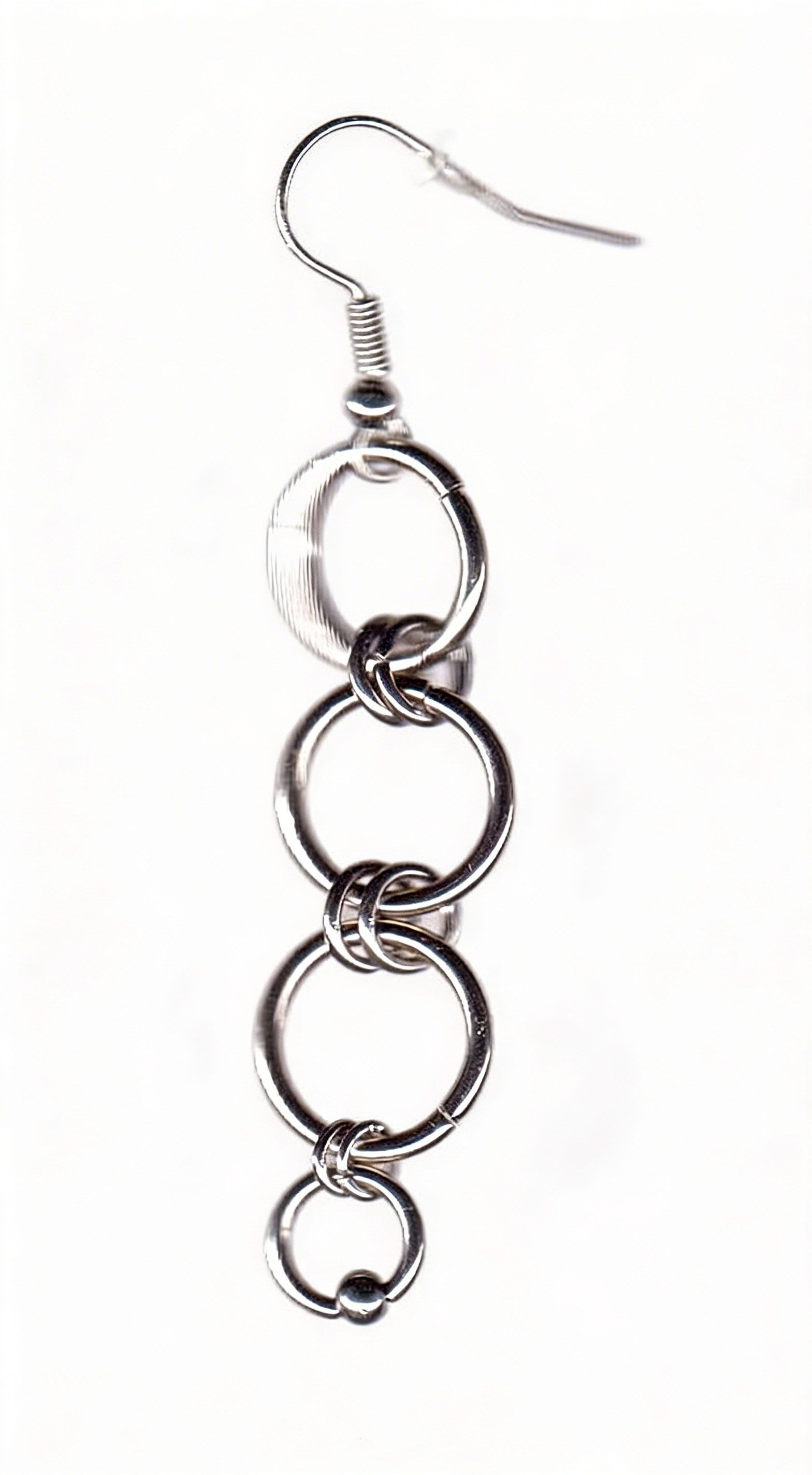 Сережки из кольчуги. Украшения из кольчуги в Москве Соня Спросонья