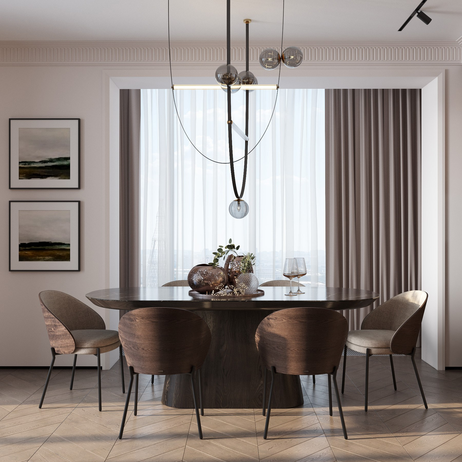 ЖК Sky House 3. Дизайн интерьера в Москве