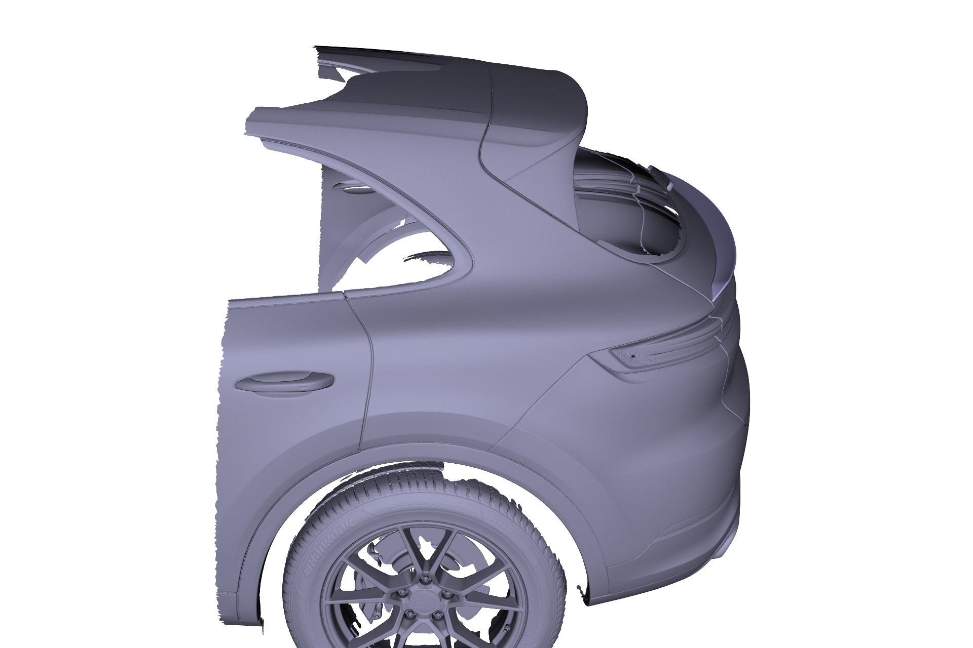 Спойлер для Porsche Cayenne E3.2. Заур Халилов | Тюнинг и дизайн автомобилей