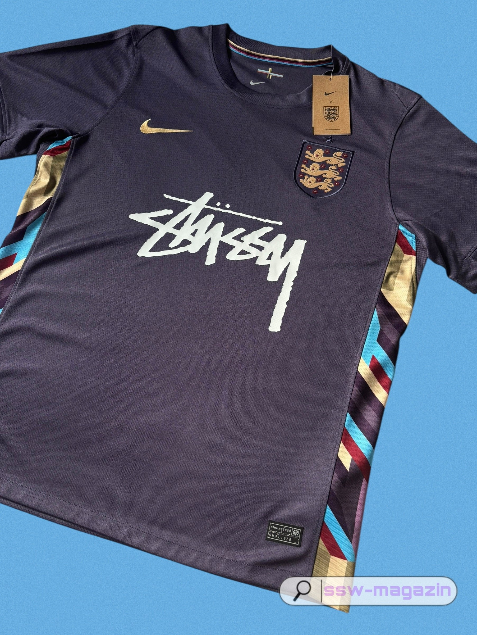 Джерси сборной Англии Stussy 2025-2026 купить. Футбольный магазин — ssw_magazin