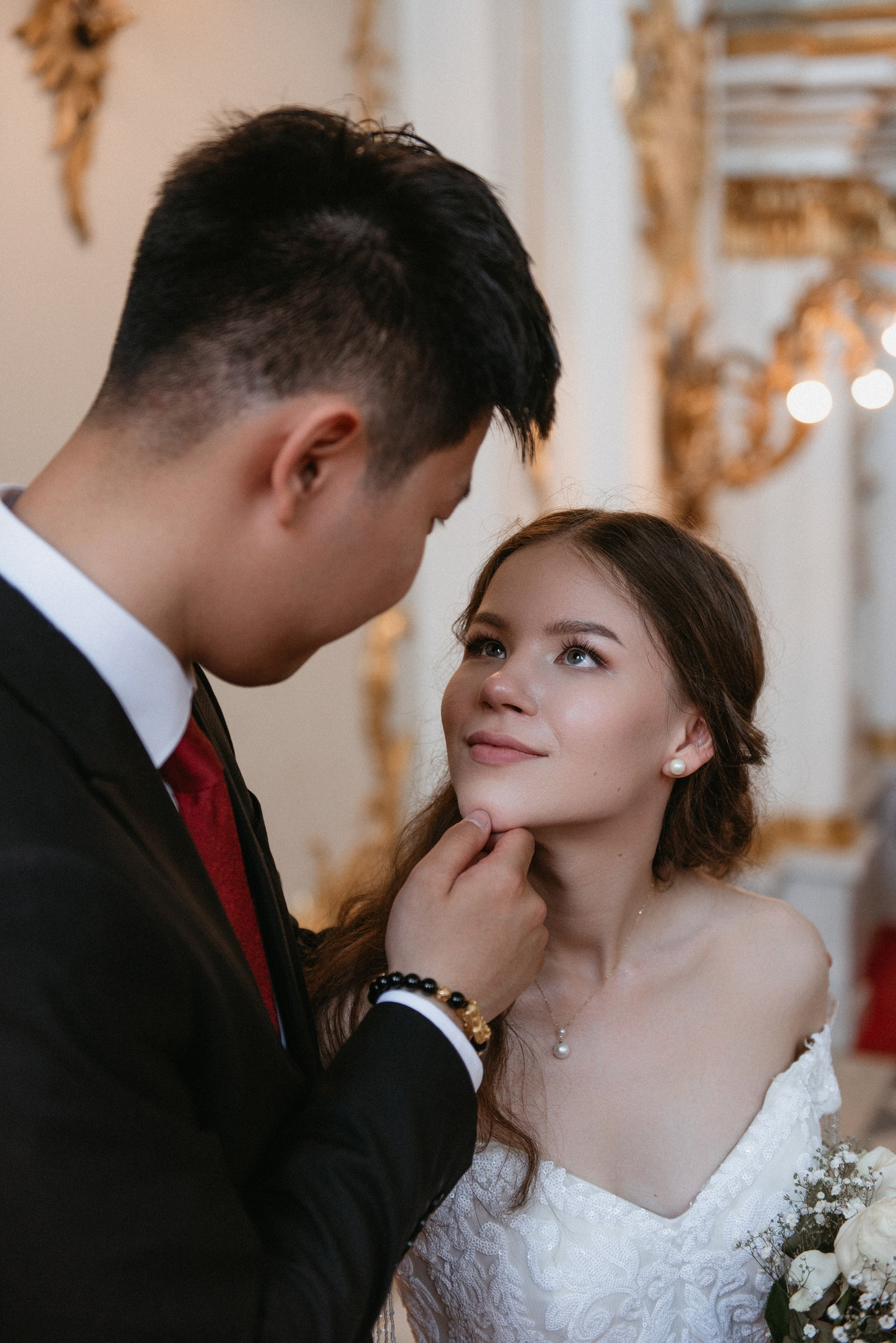 свадебная фотосессия в Эрмитаже