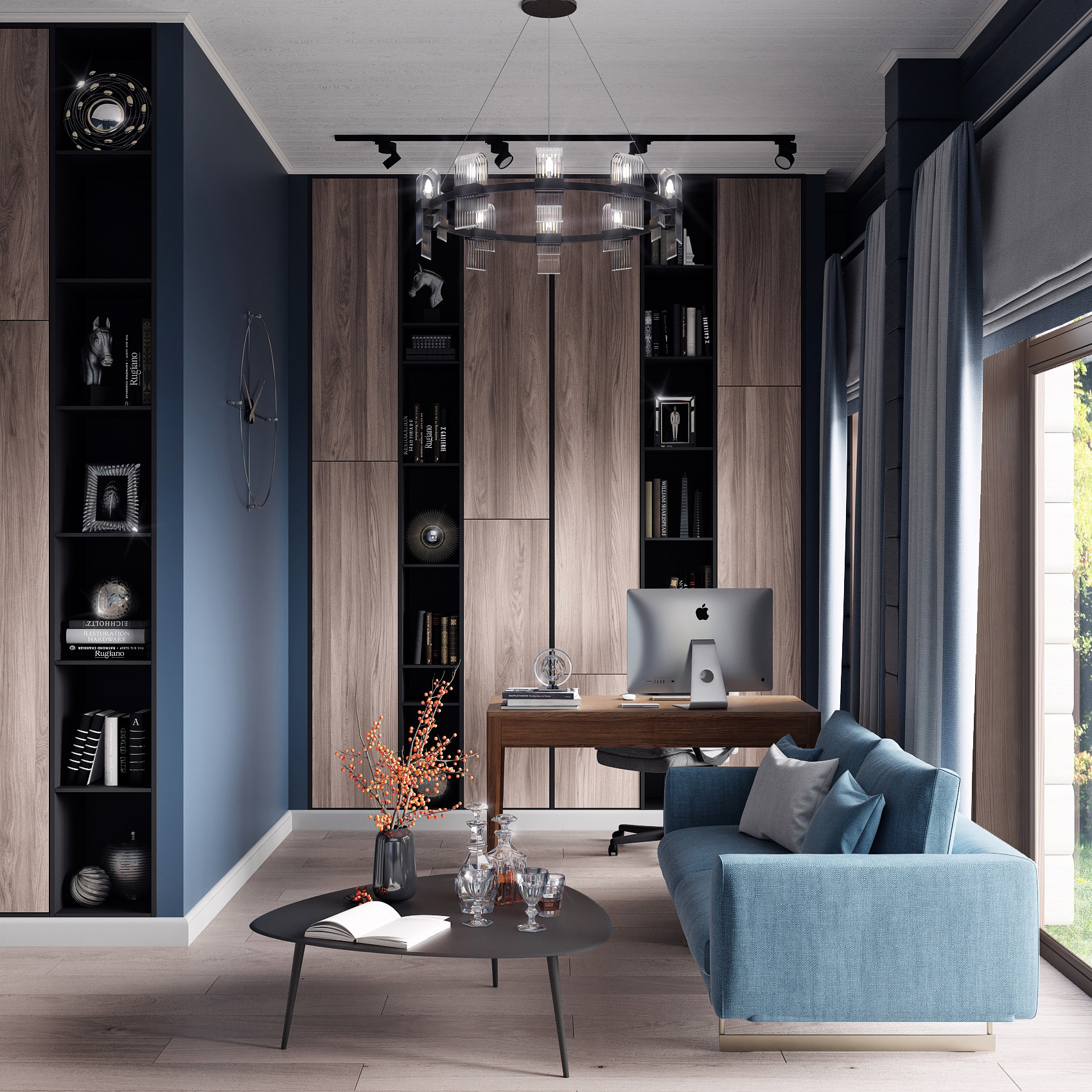 Дом из бруса. Дизайн интерьера в Москве