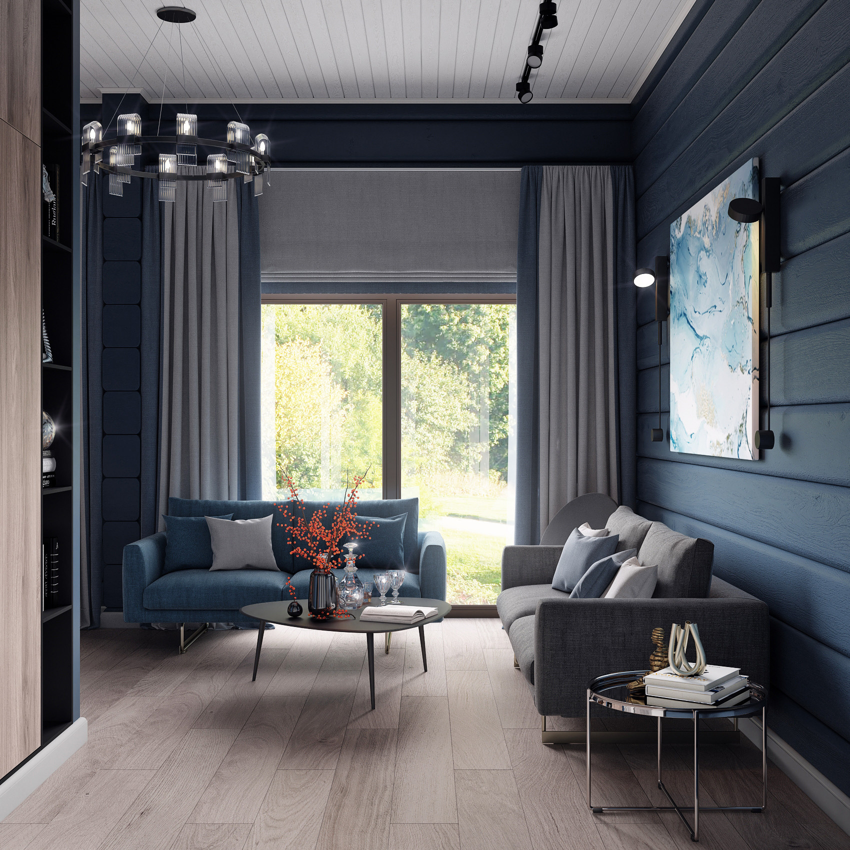 Дом из бруса. Дизайн интерьера в Москве