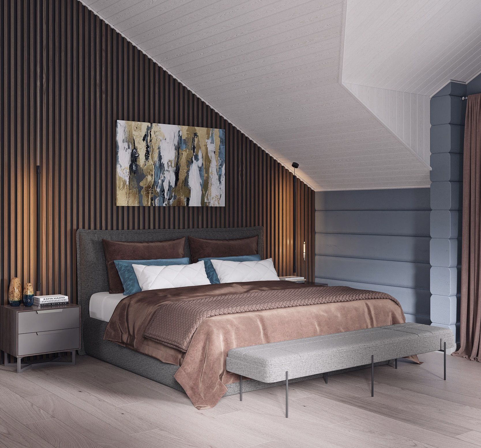 Дом из бруса. Дизайн интерьера в Москве